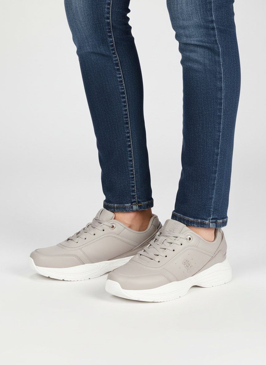 Sneakers Tech Heel Runner Marrone
