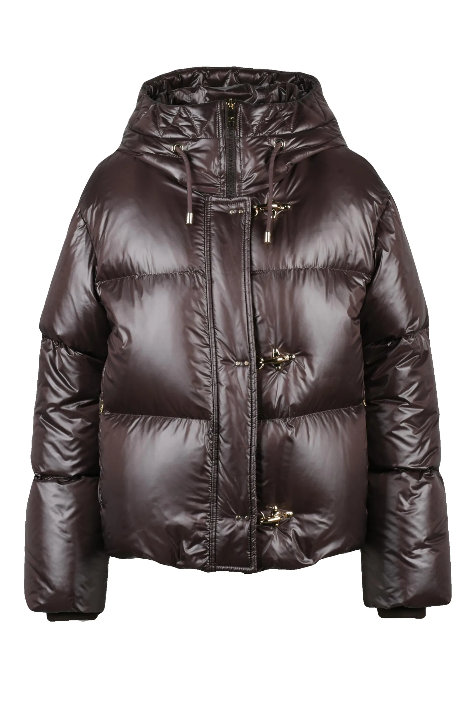Braune Daunenjacke