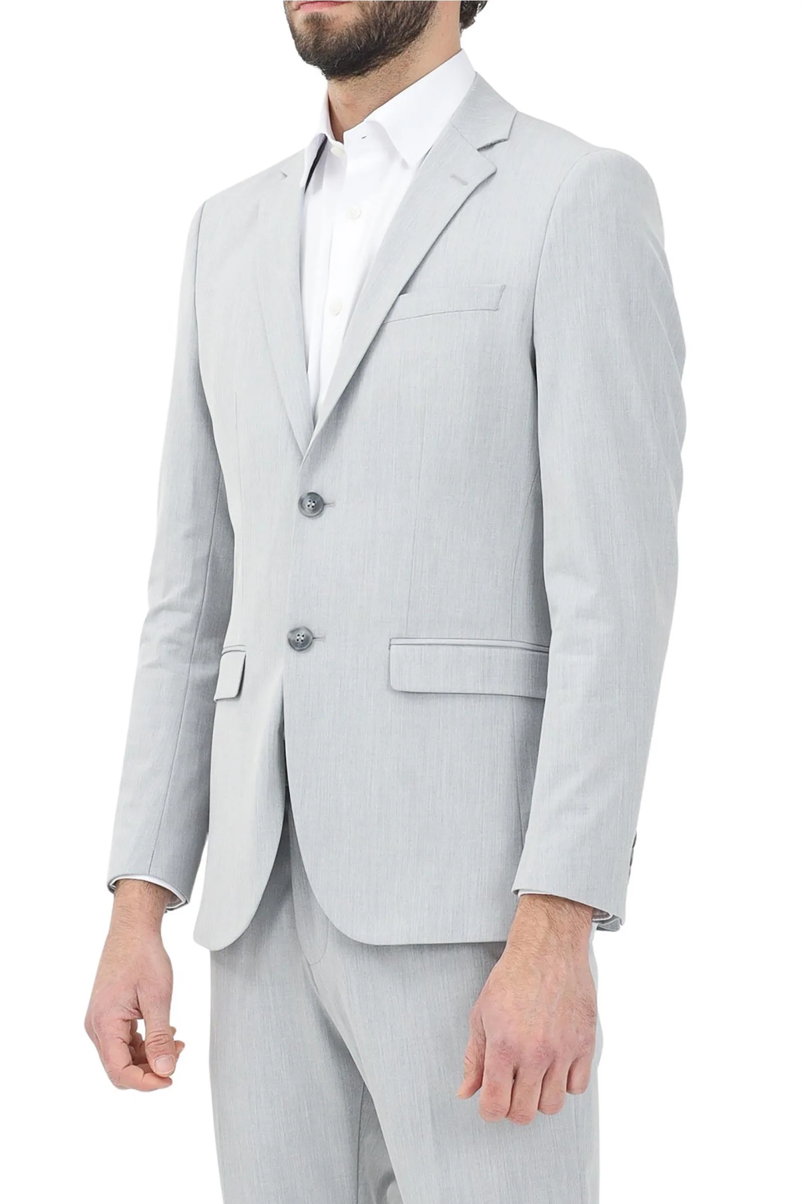 Giacca Slim Grigio
