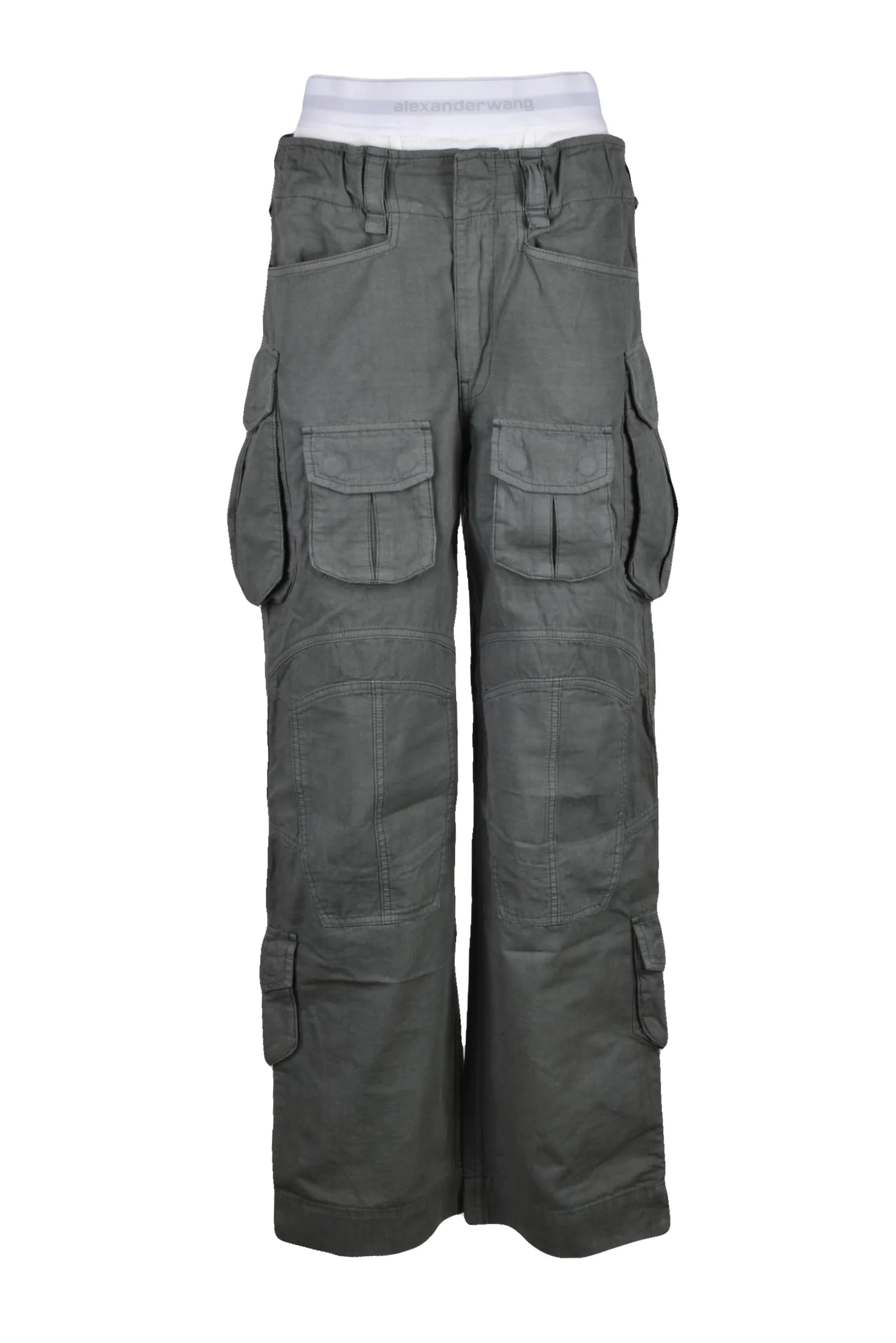 Pantalone Cargo Verde