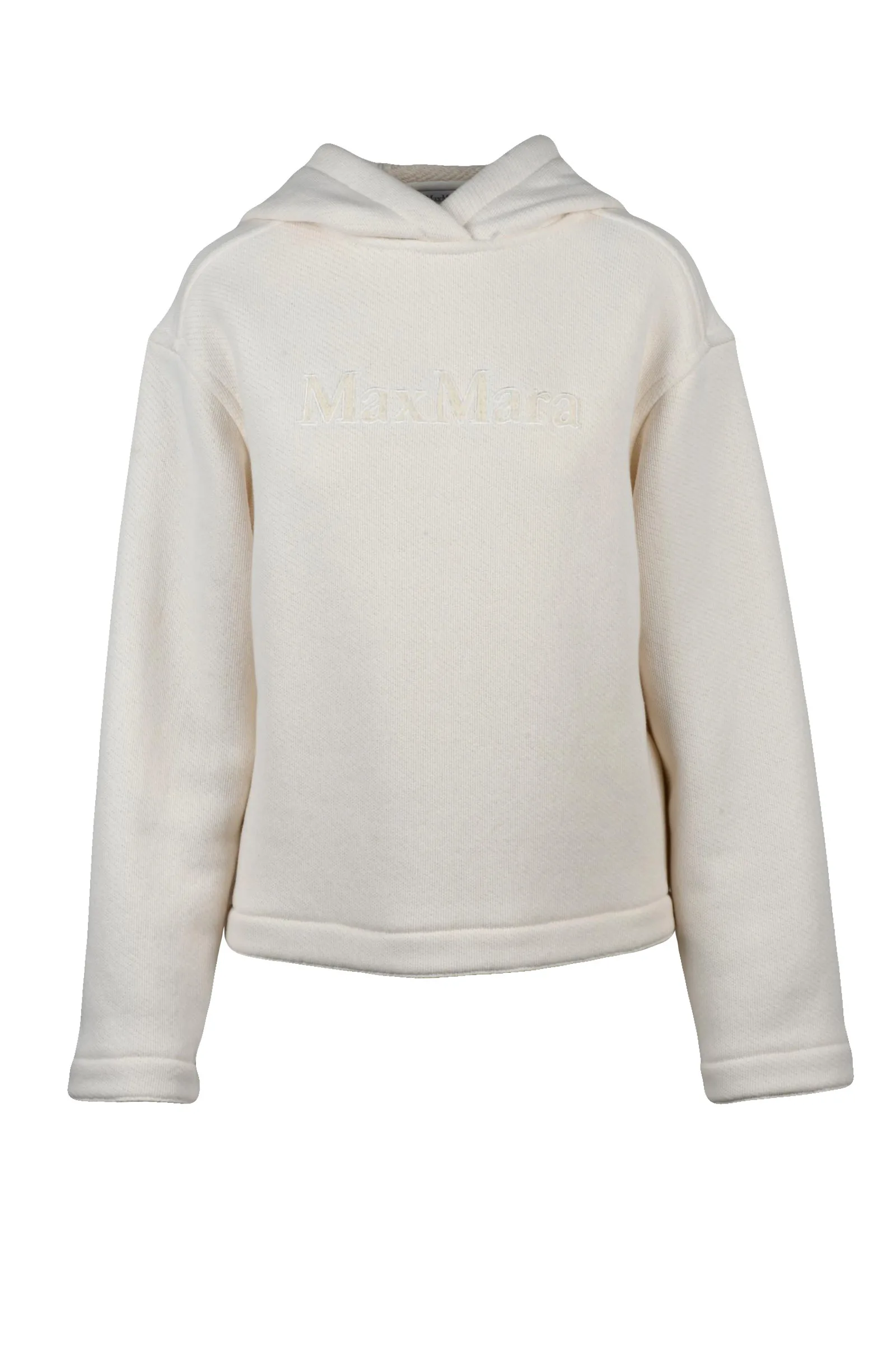 Weißes Sweatshirt