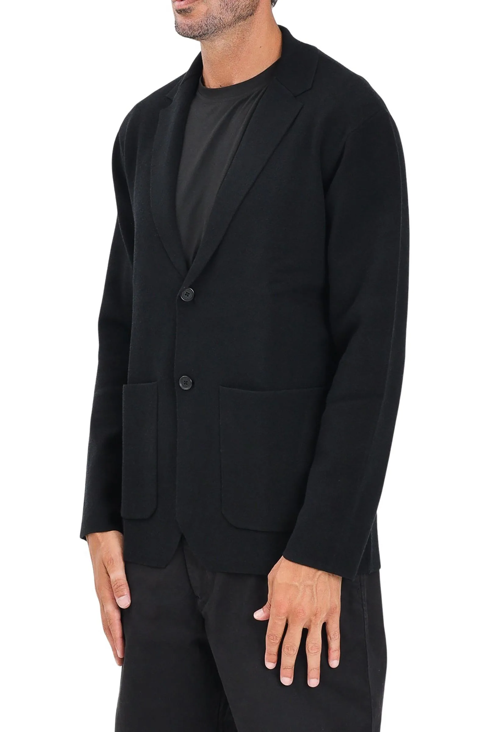 Schwarze Strickjacke
