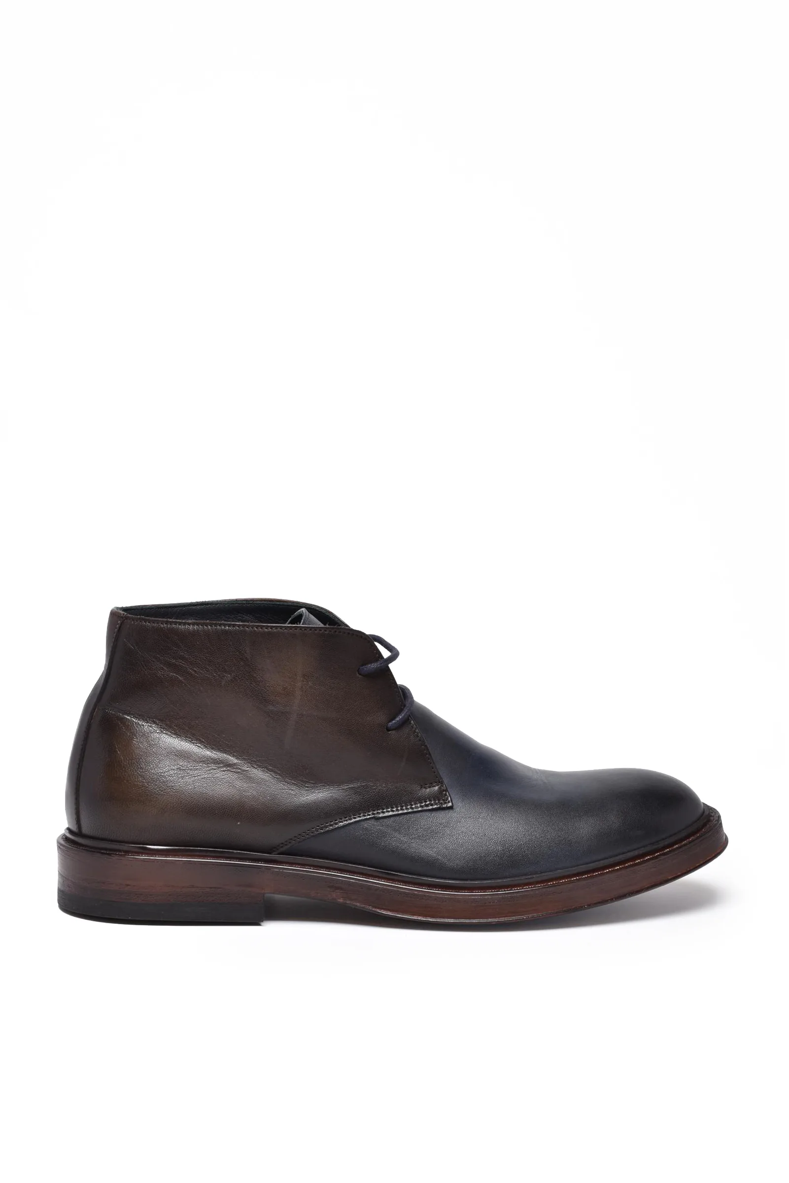 Blaue Stiefeletten
