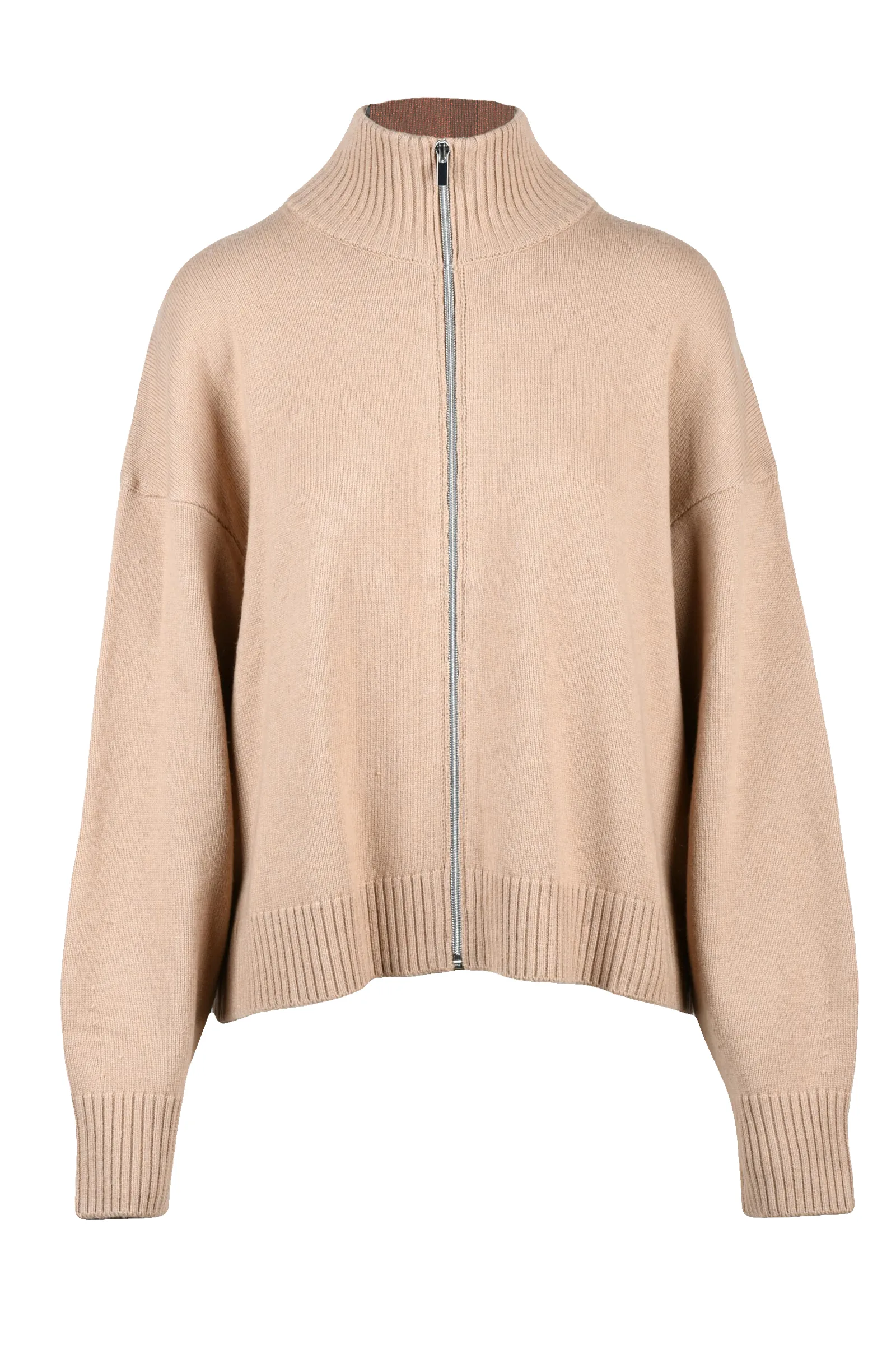 Braune Strickjacke