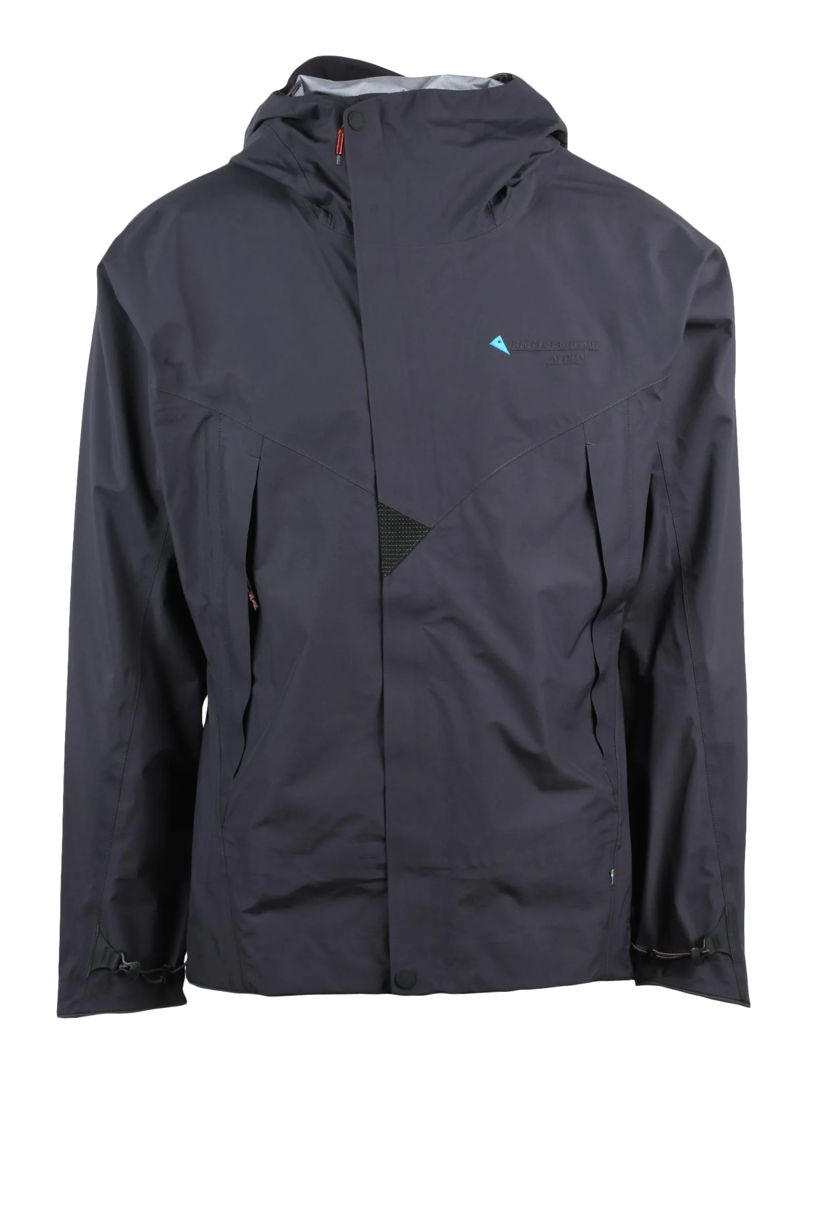 Schwarze winddichte Jacke