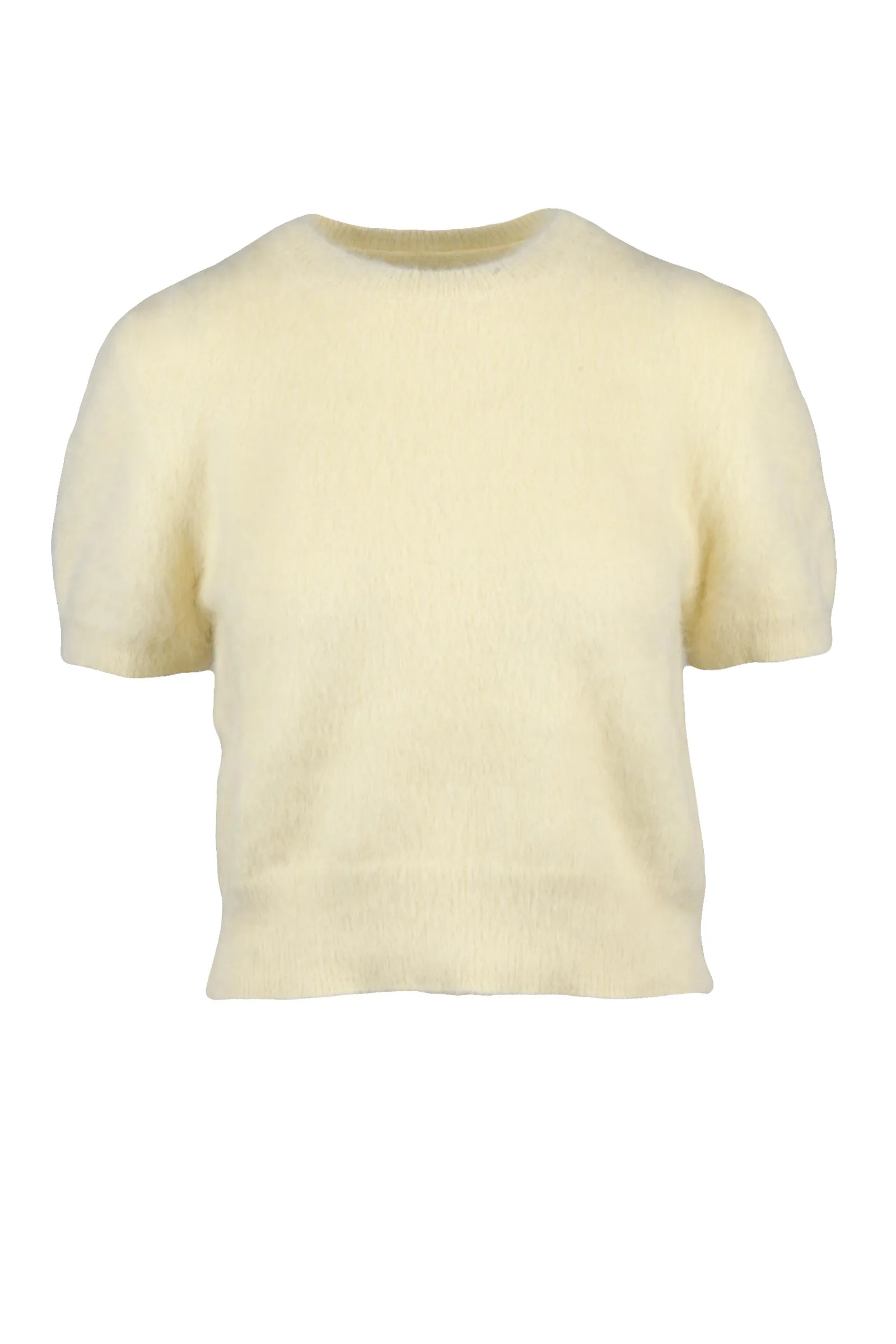 Weißer Pullover