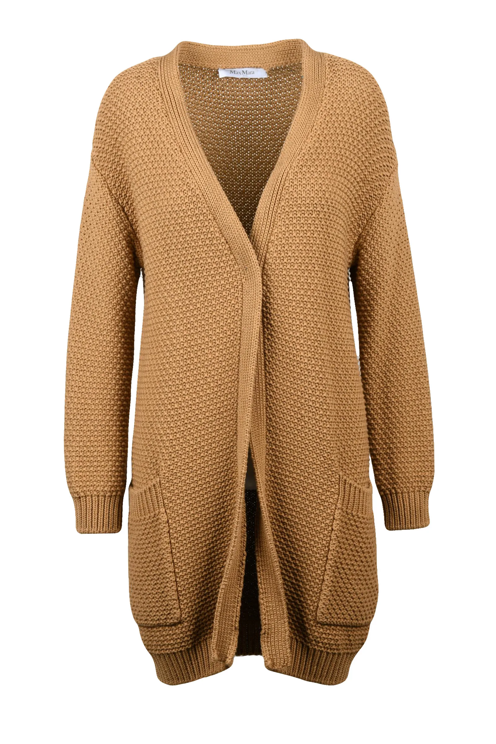 Braune Strickjacke von Max Mara