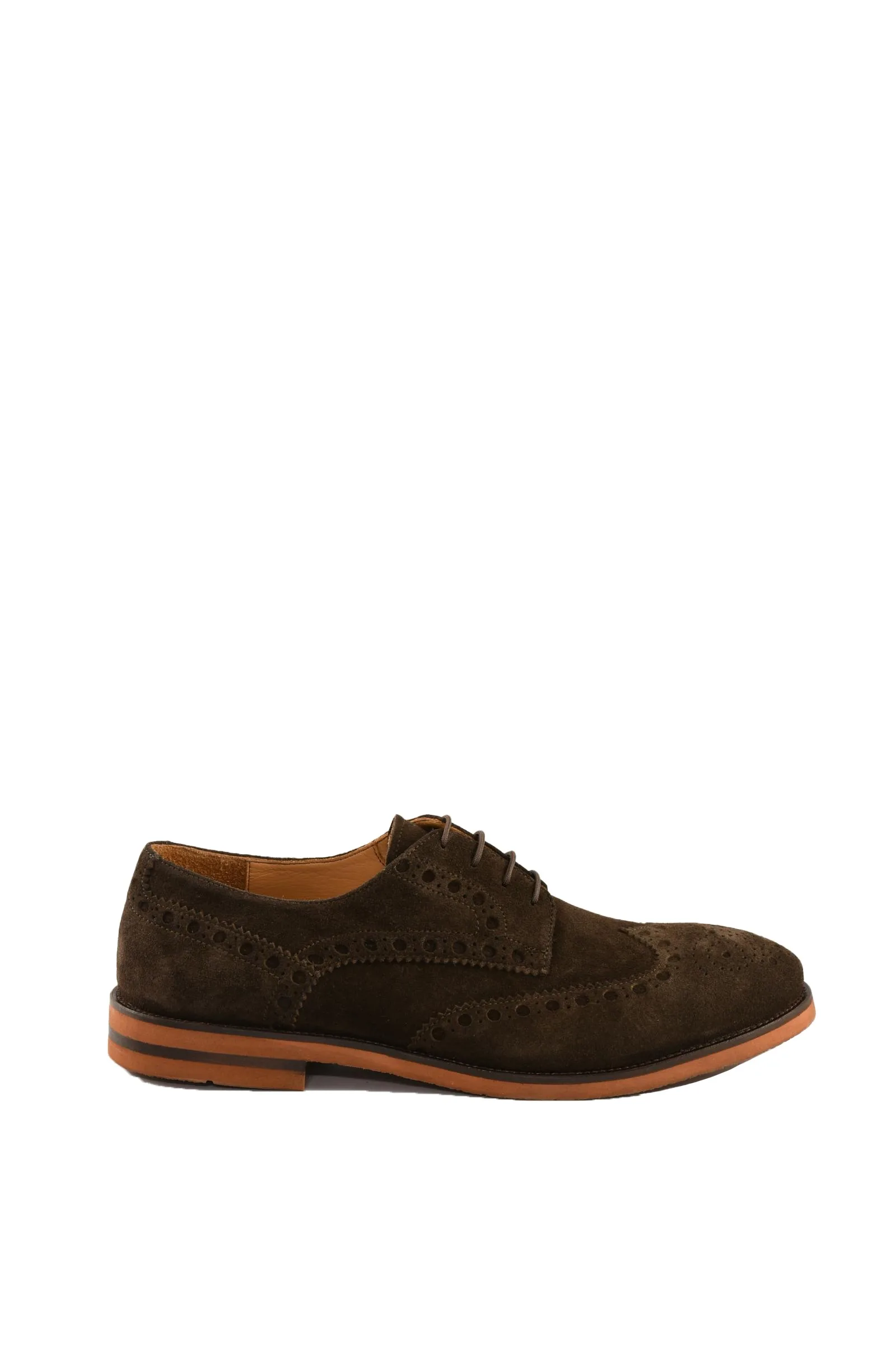 Stringata Suede Marrone