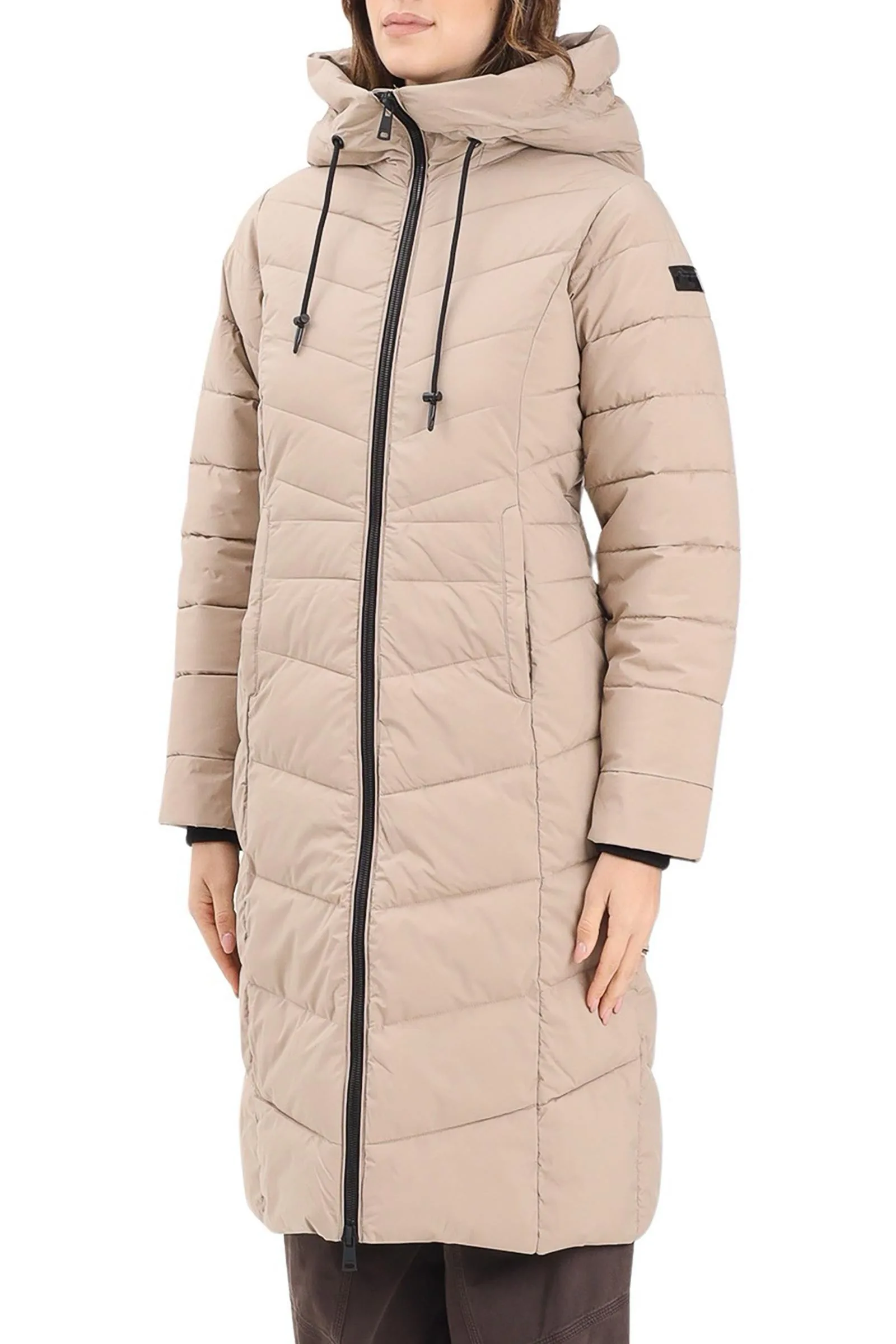 Piumino Lungo Beige