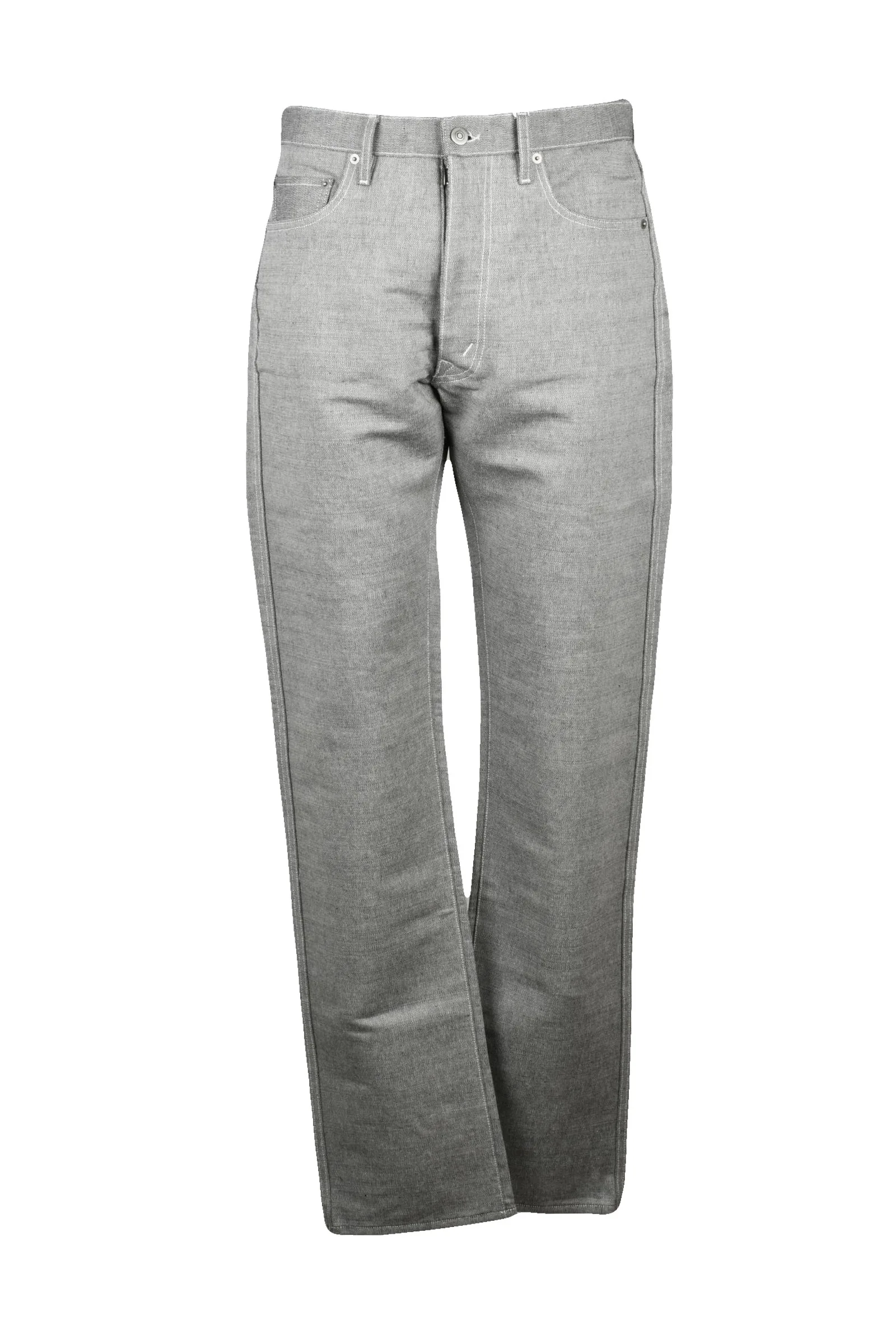 Graue Jeans