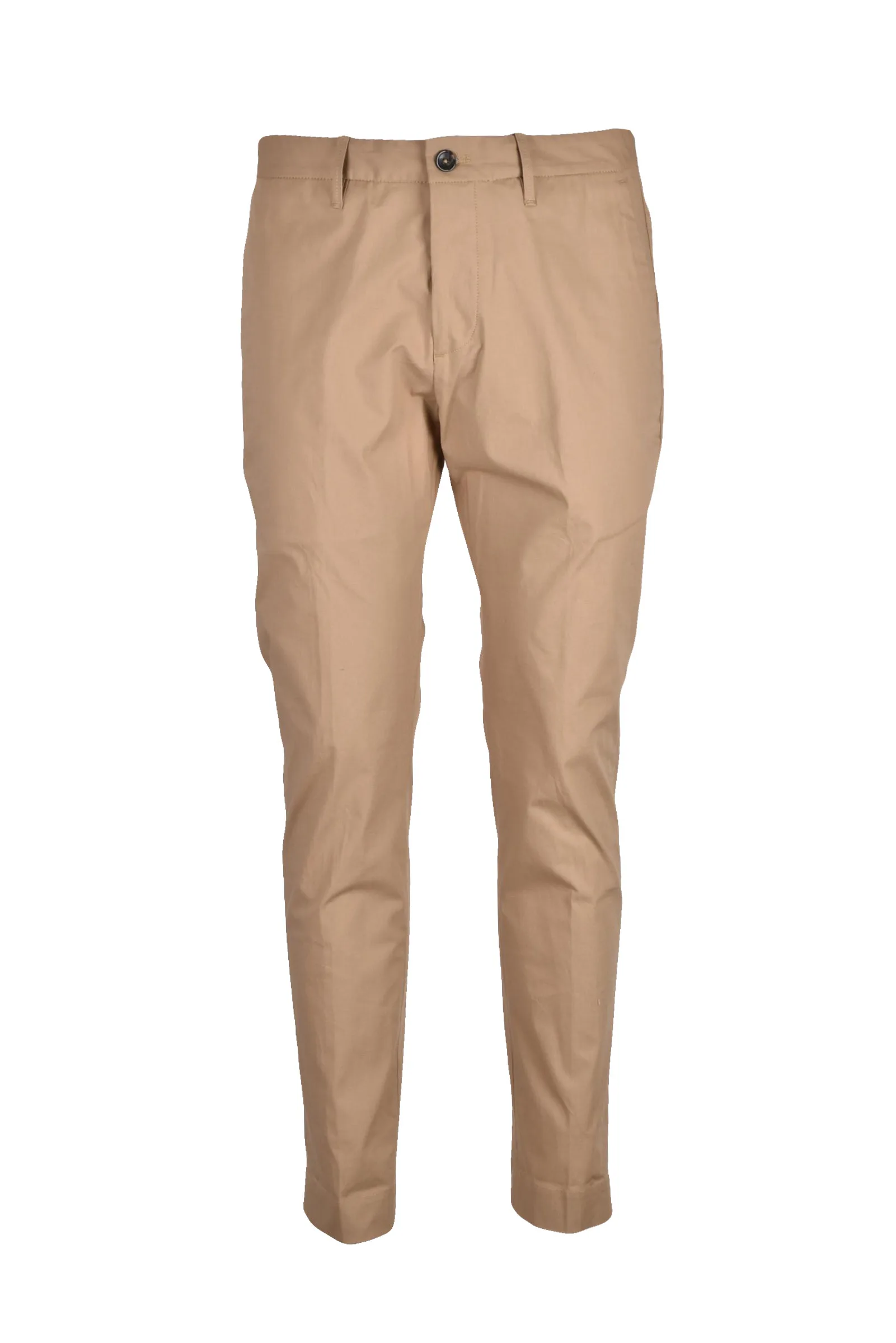 Pantalone Easy Chino Slim Marrone