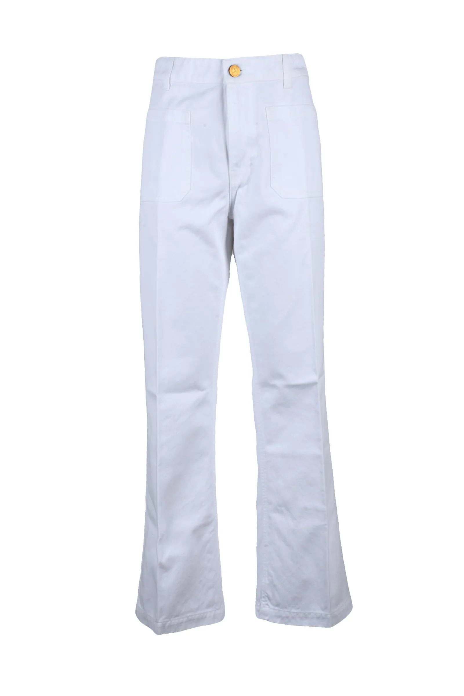 Jeans Bianco Cut Curt Gamba Dritta