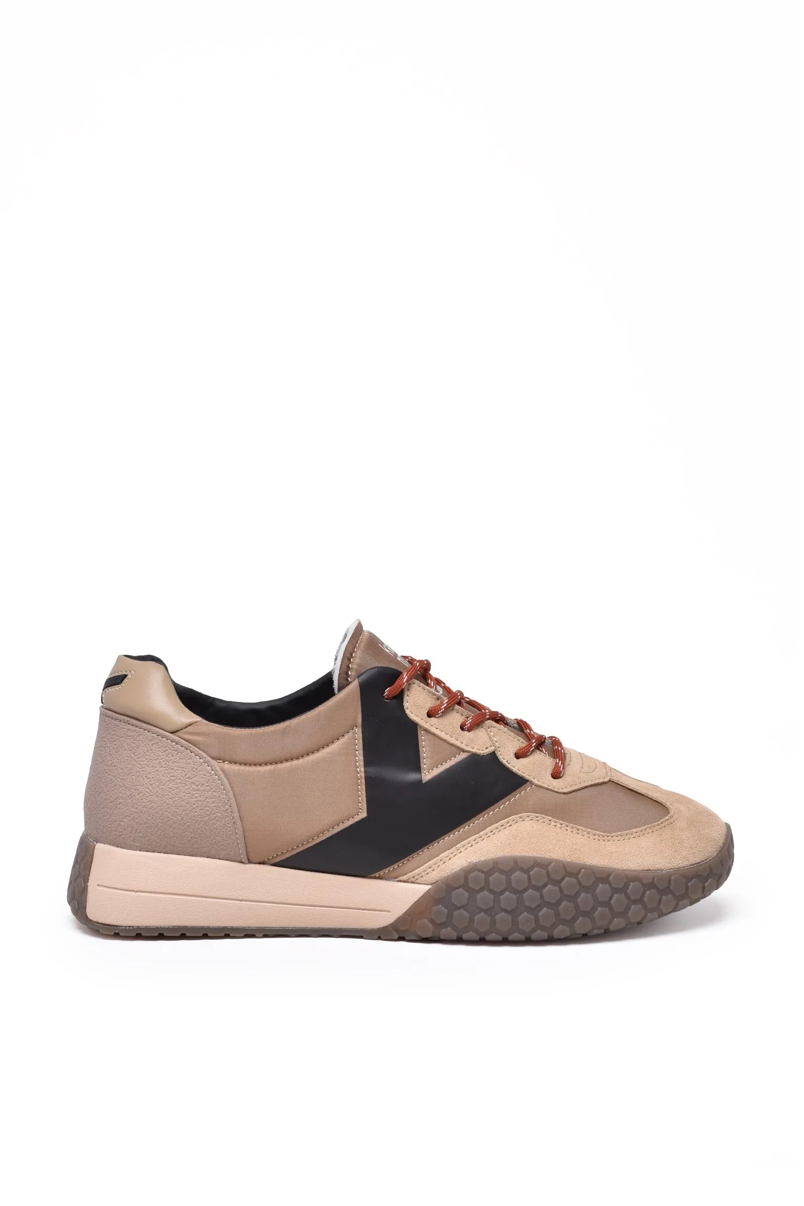 Sneaker Patchwork Beige