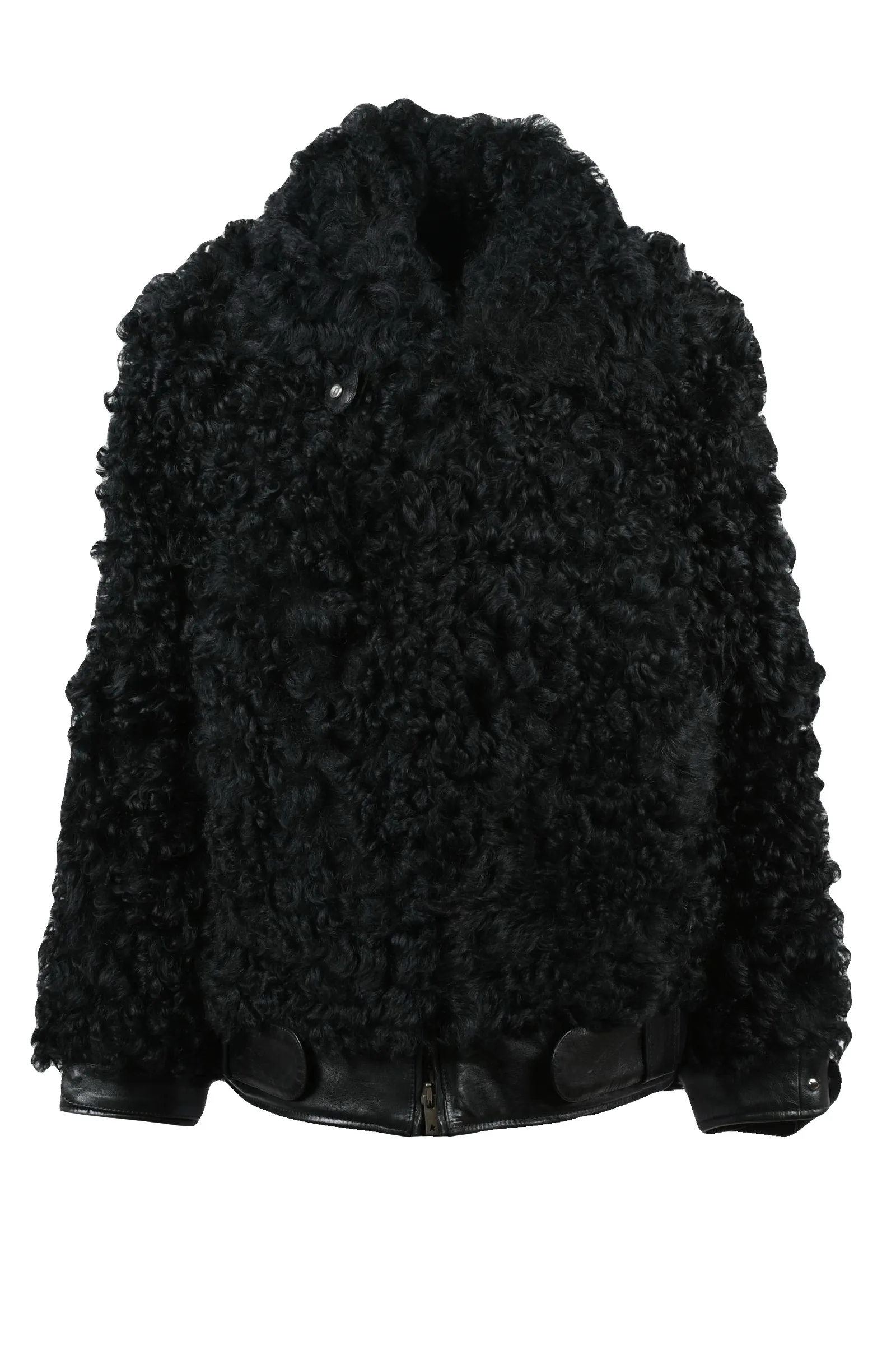 Giacca in Pelle Nero