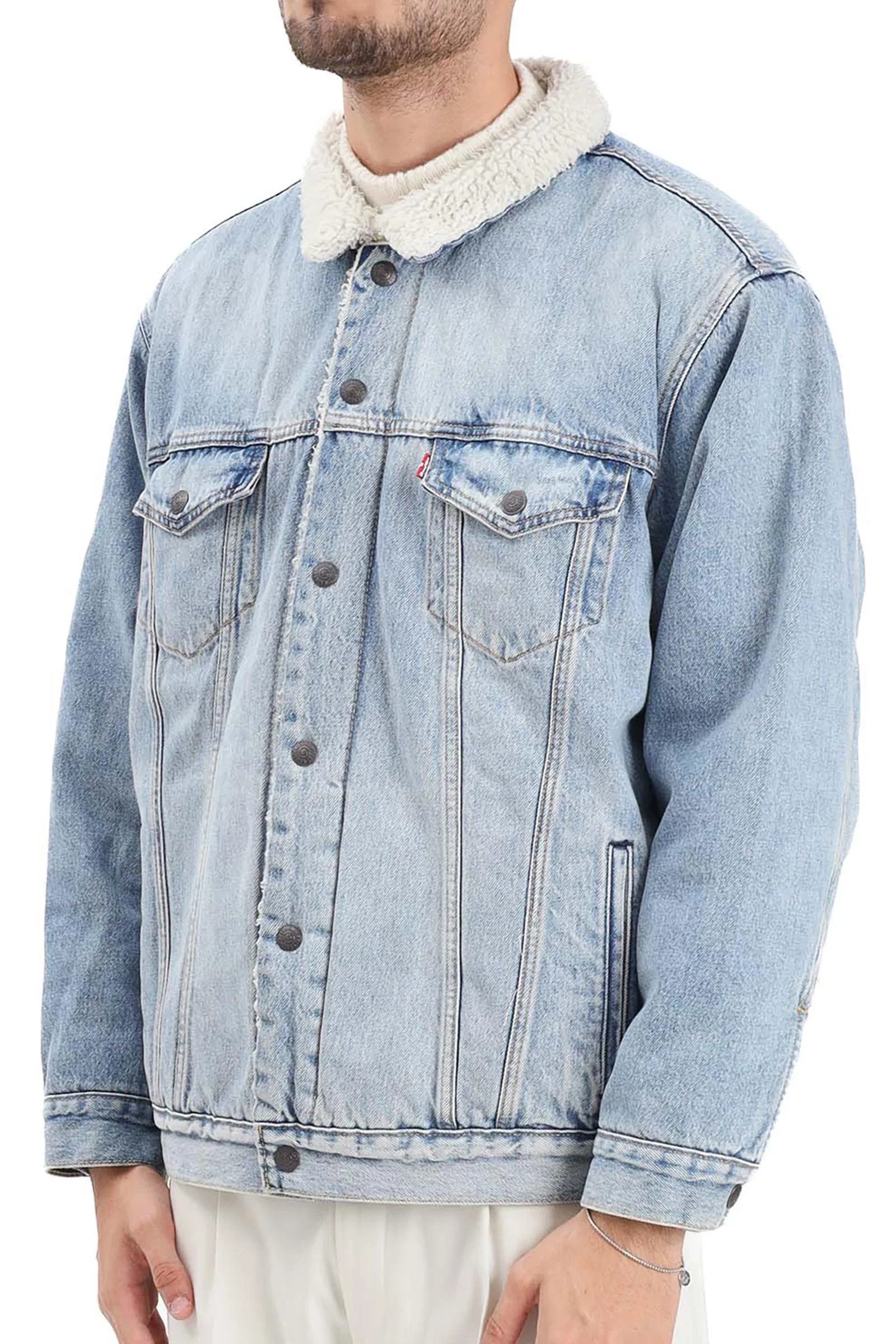 Hellblaue Jeansjacke