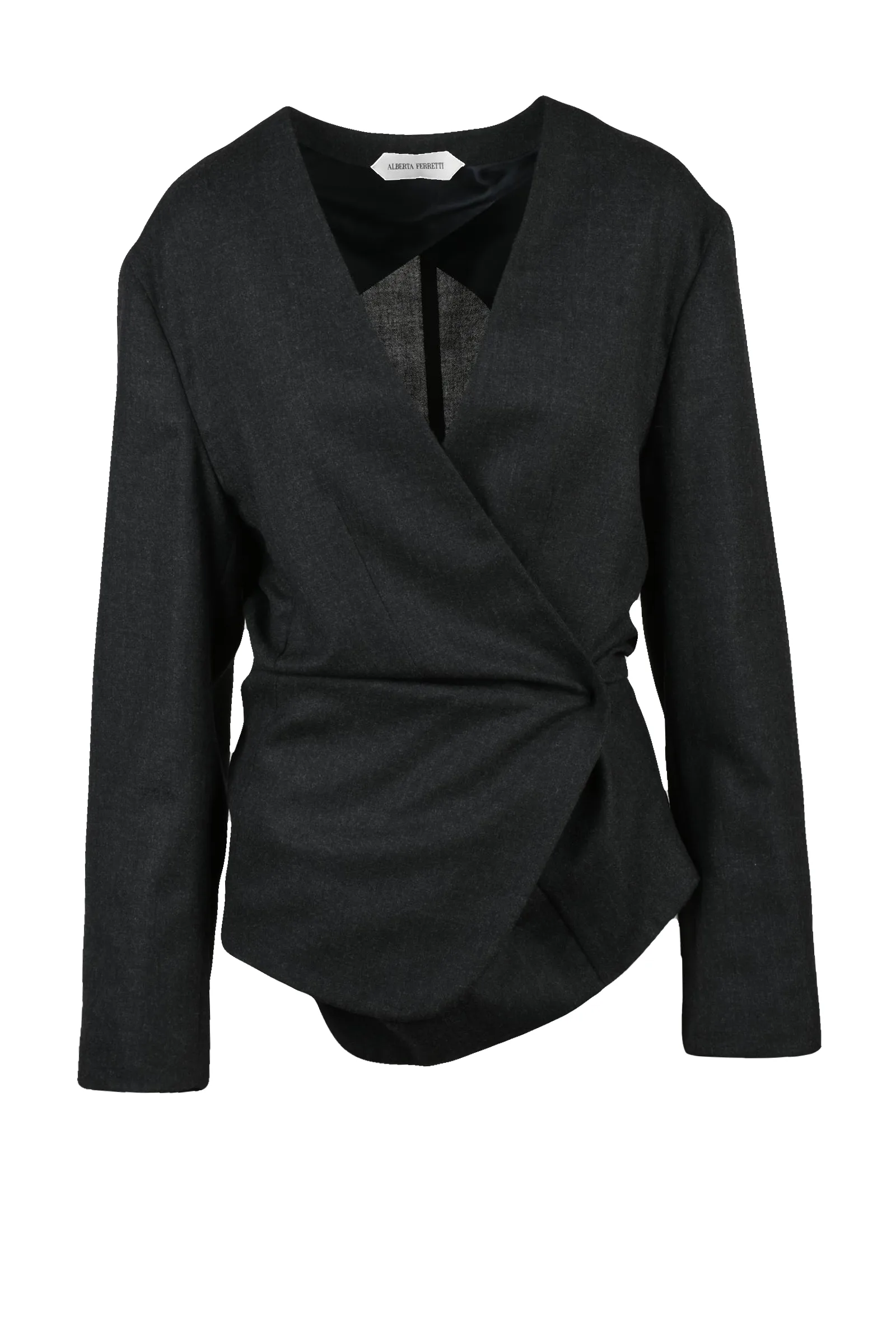 Graue Jacke