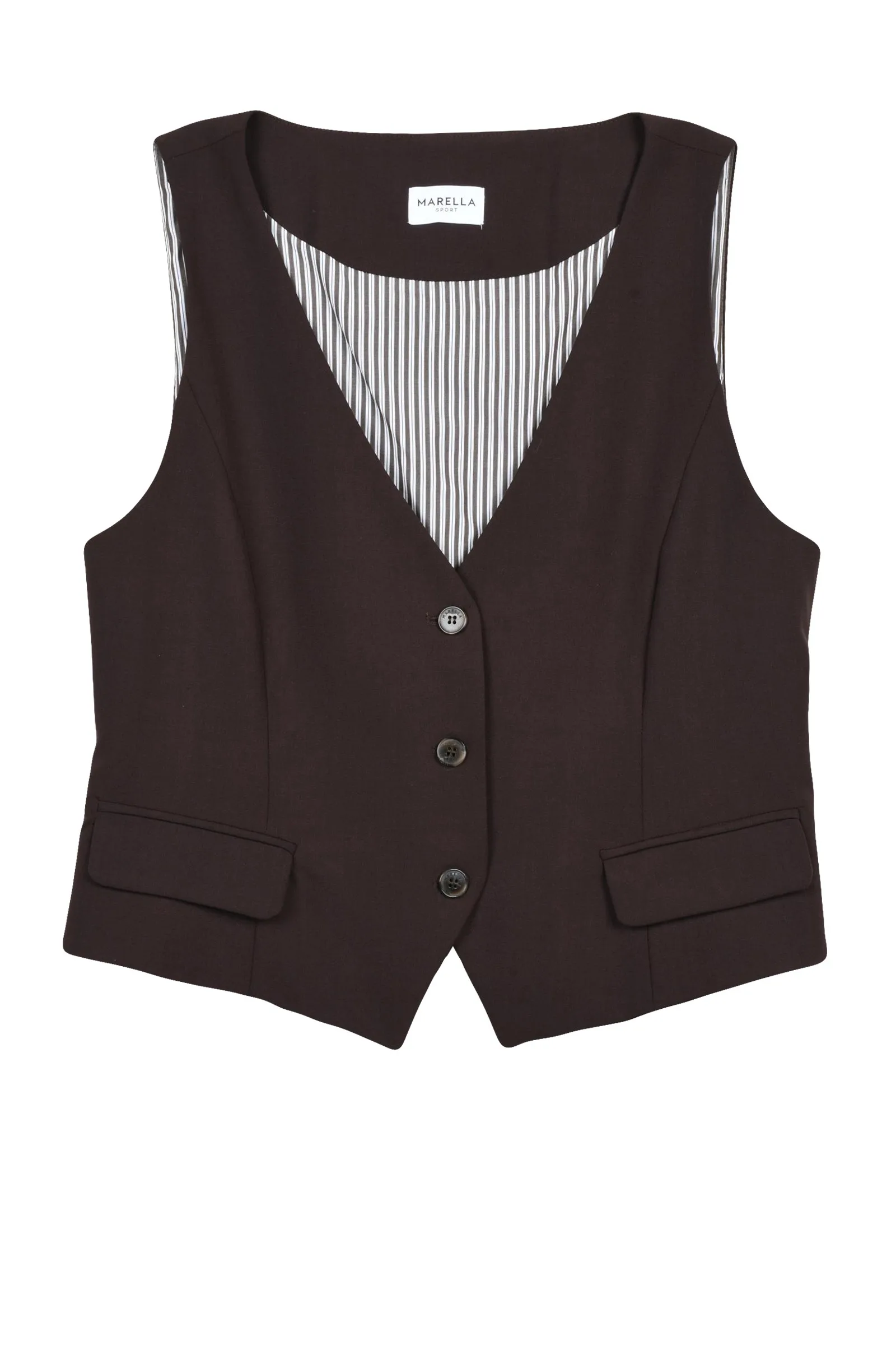Gilet Marrone