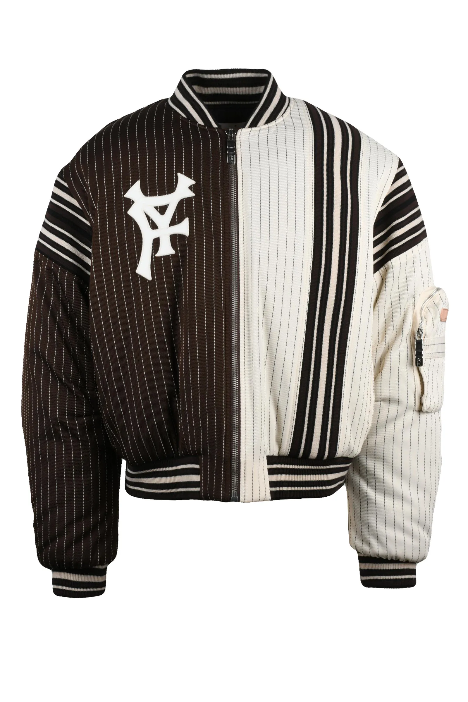 Braune Bomberjacke
