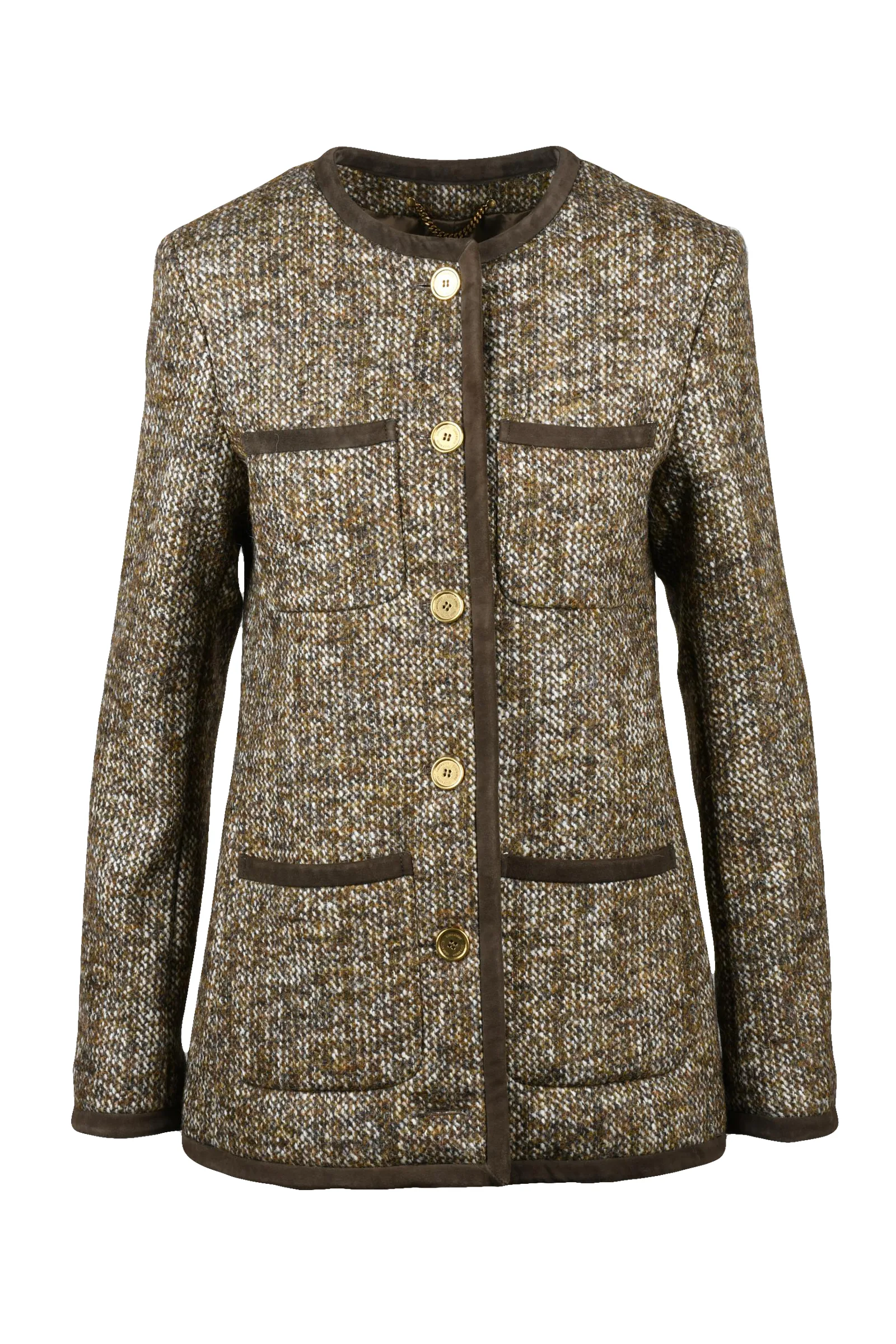 Braune Jacke