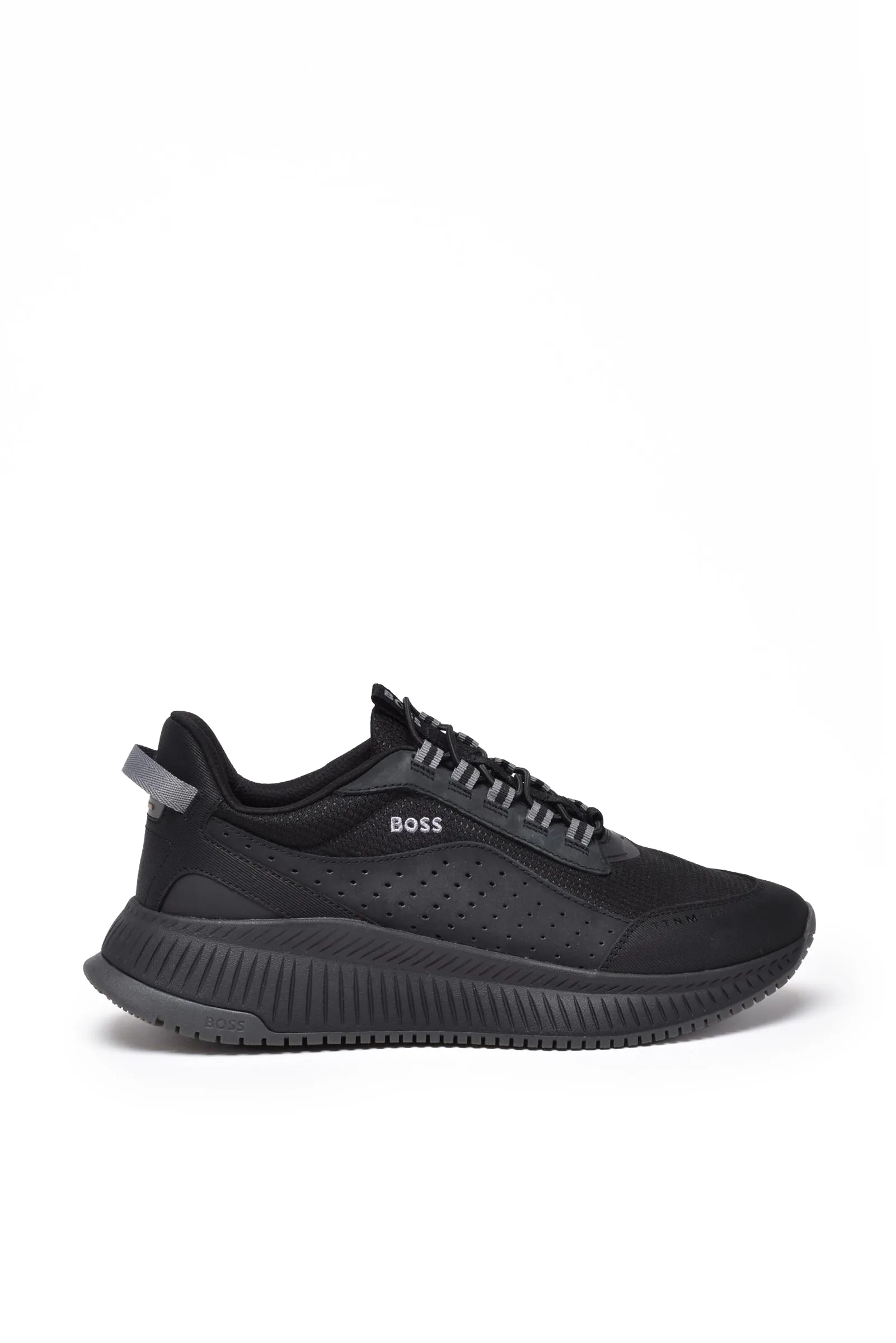 Schwarze Turnschuhe