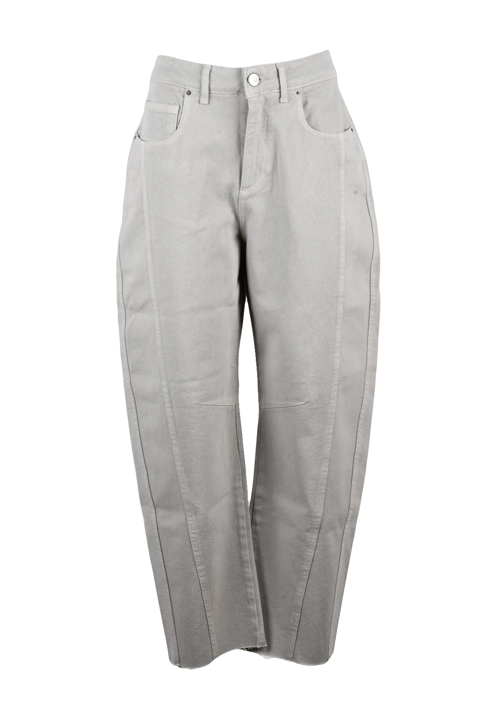 Graue Jeans