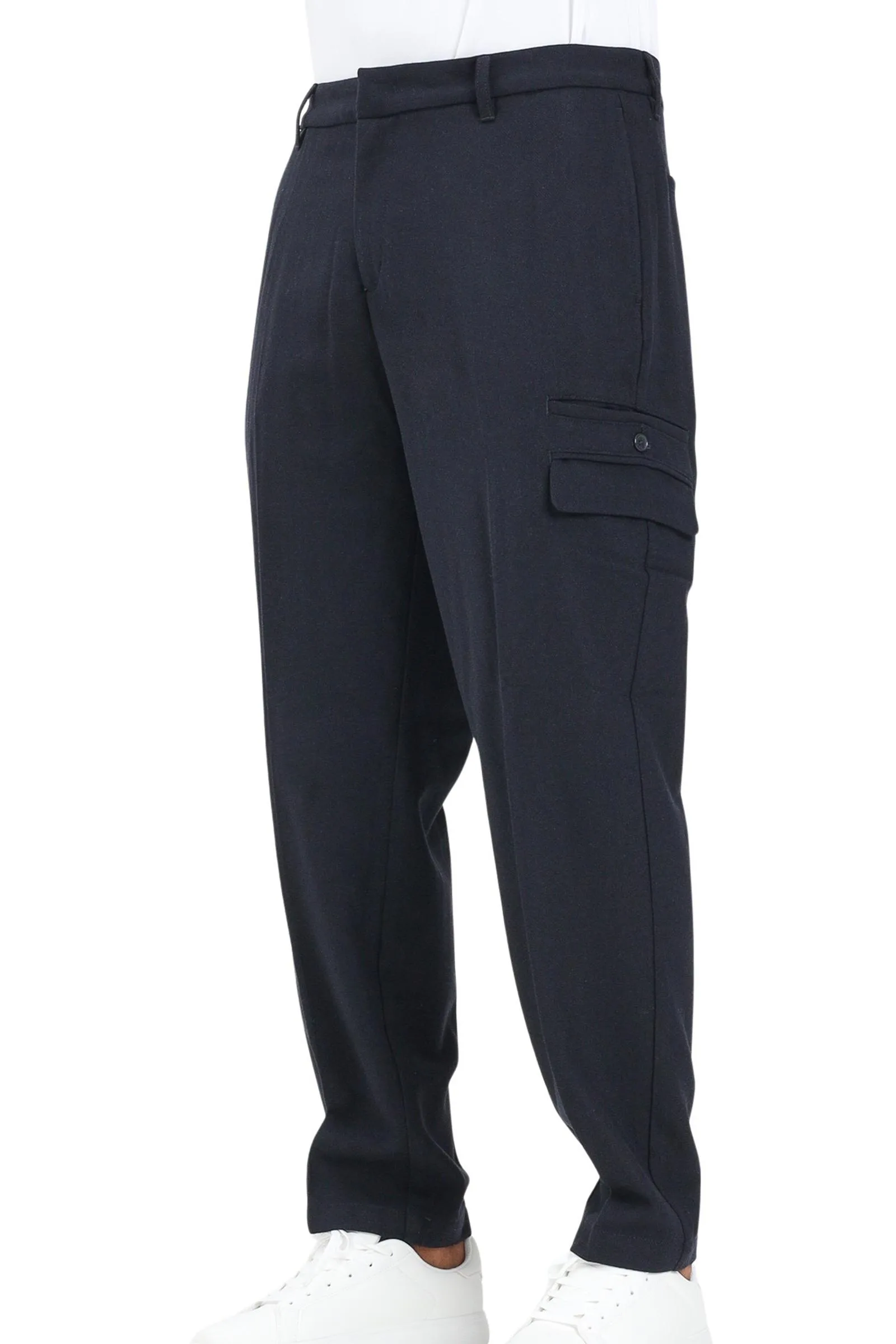 Blaue Cargohose