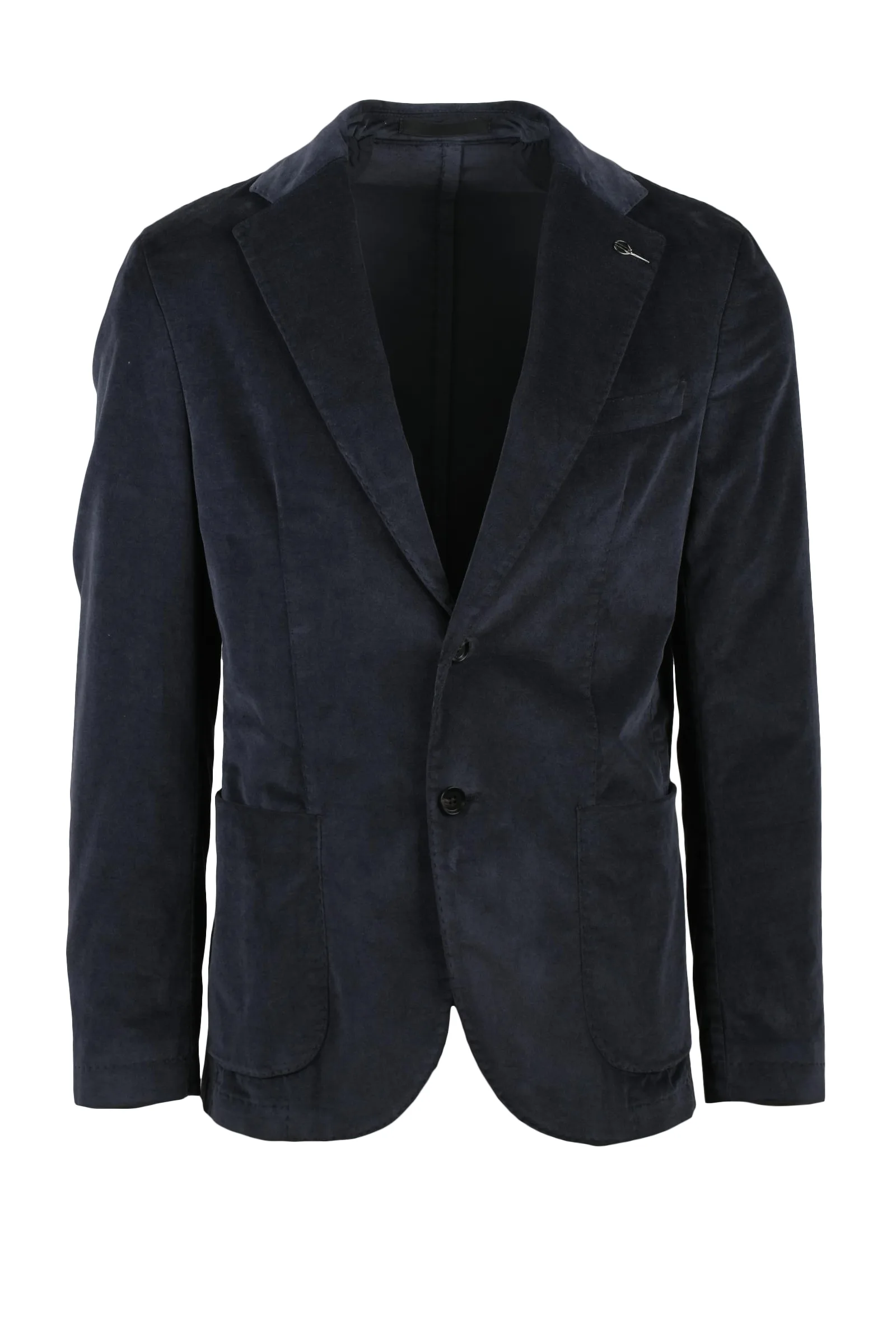 Graue Samtjacke