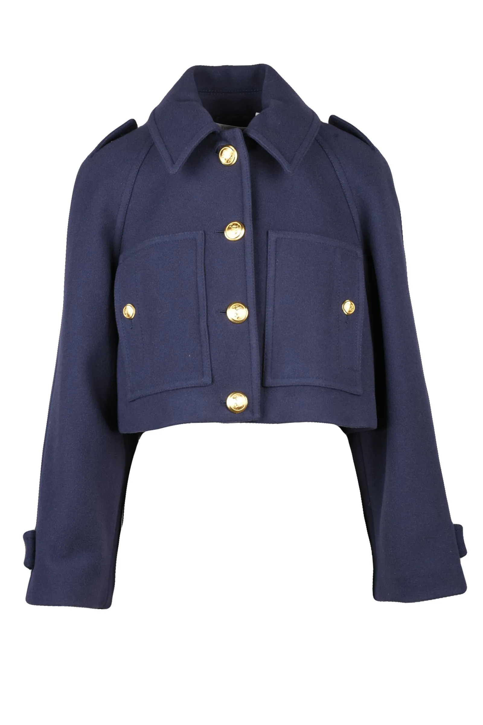 Blauer Mantel