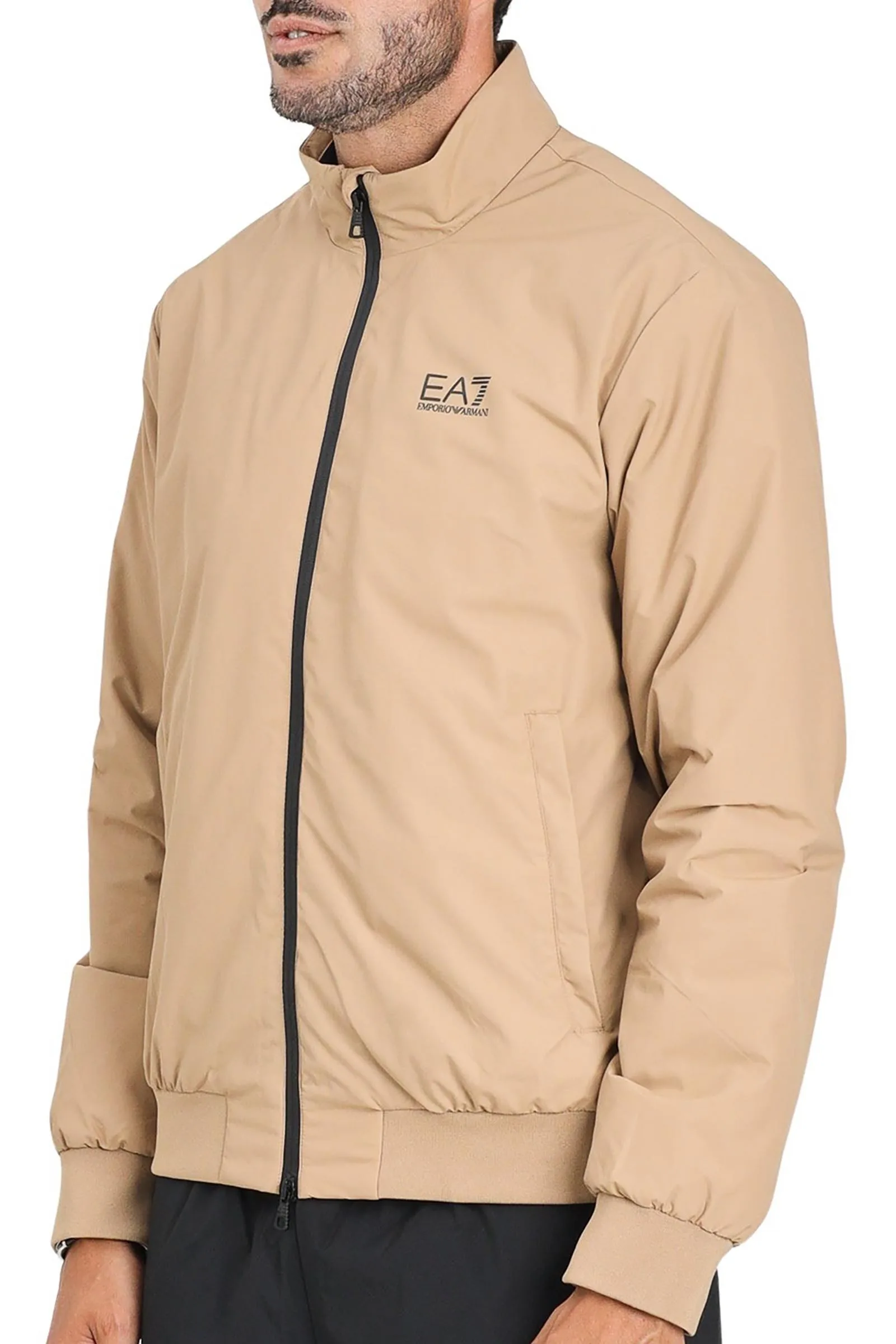 Beige Jacke