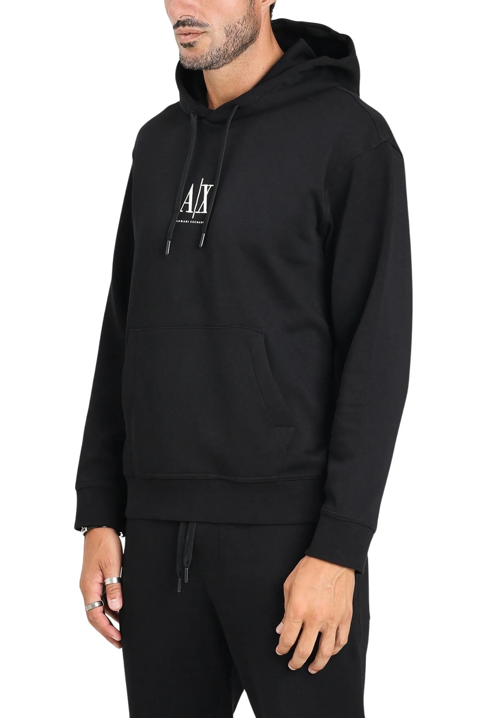 Sweat à capuche noir