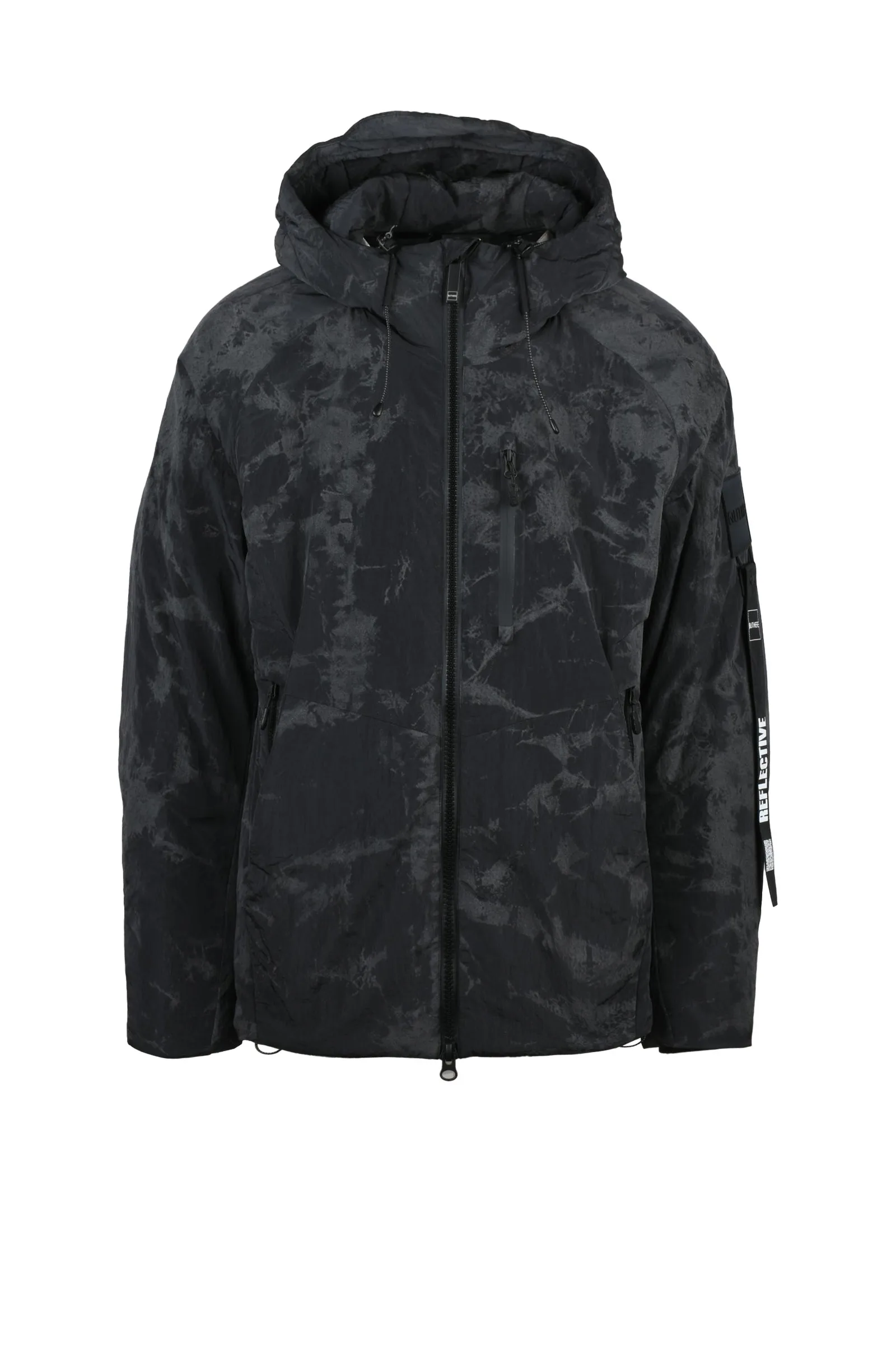 Schwarze technische Jacke