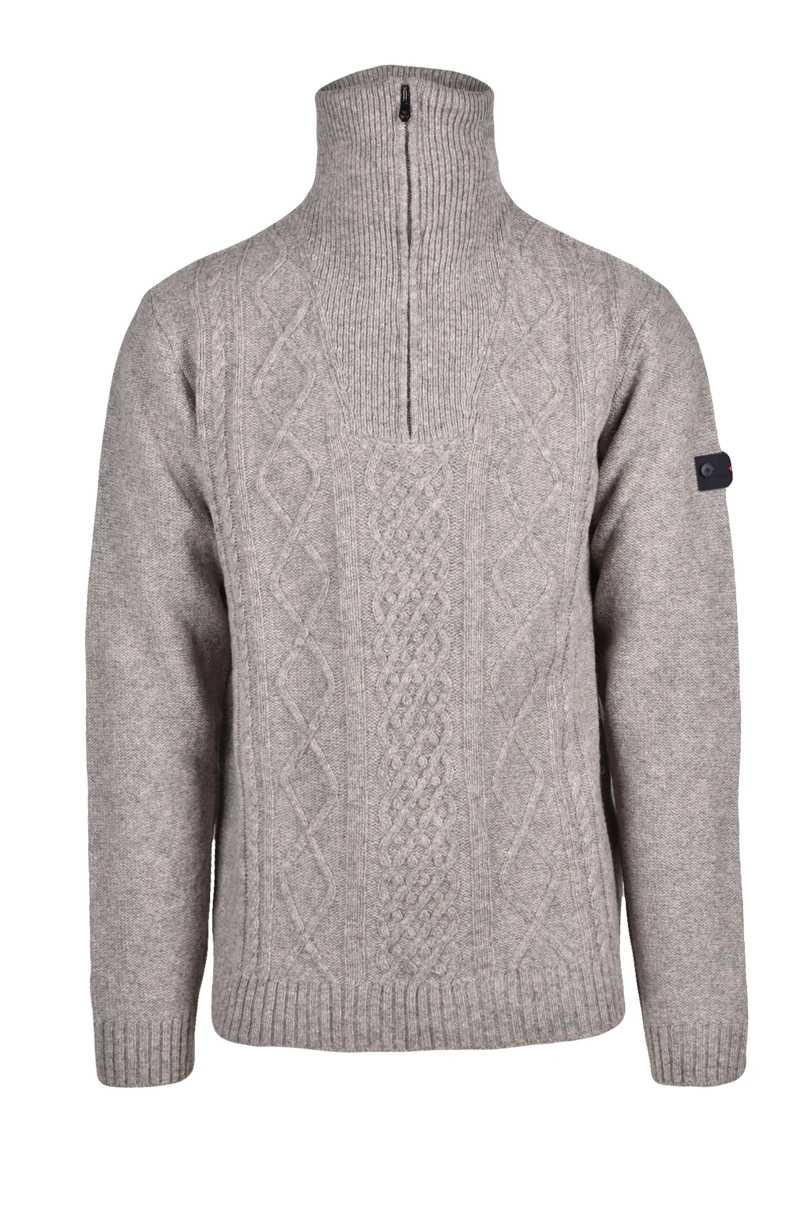 Beigefarbener Pullover