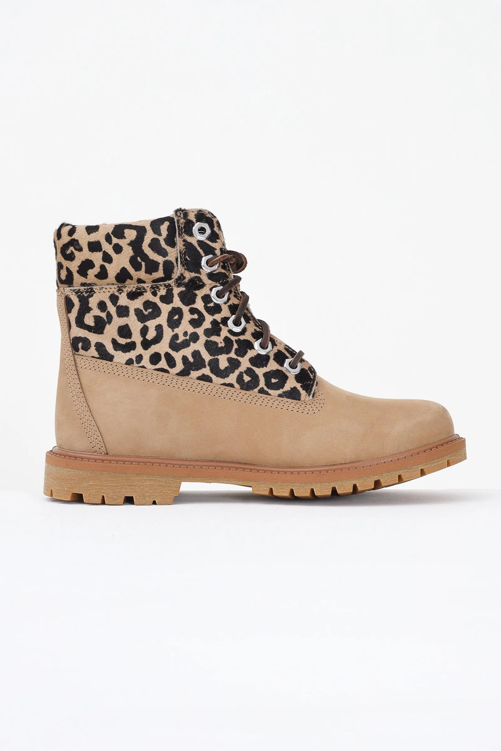 Beige Stiefeletten