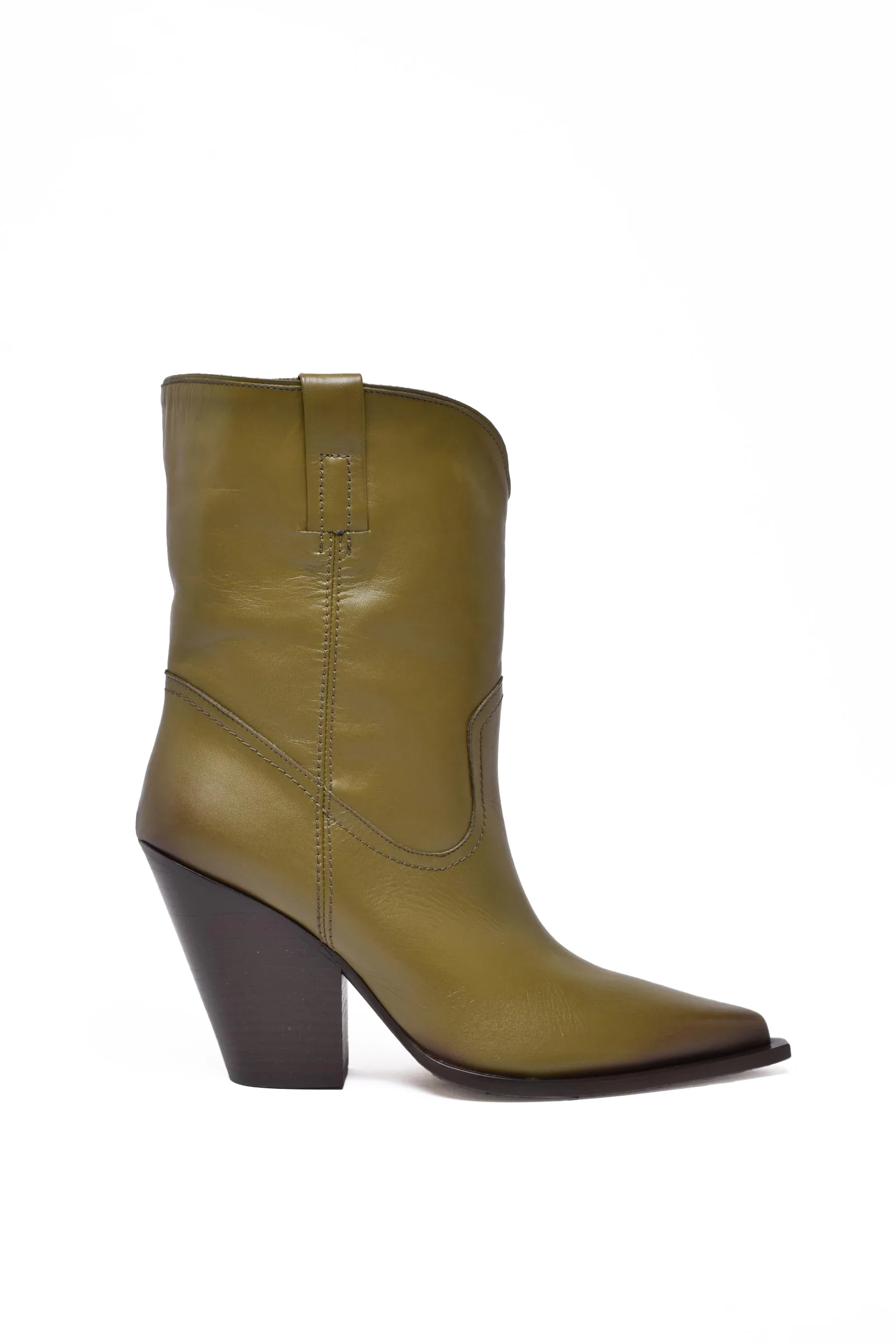 Grüne Stiefeletten