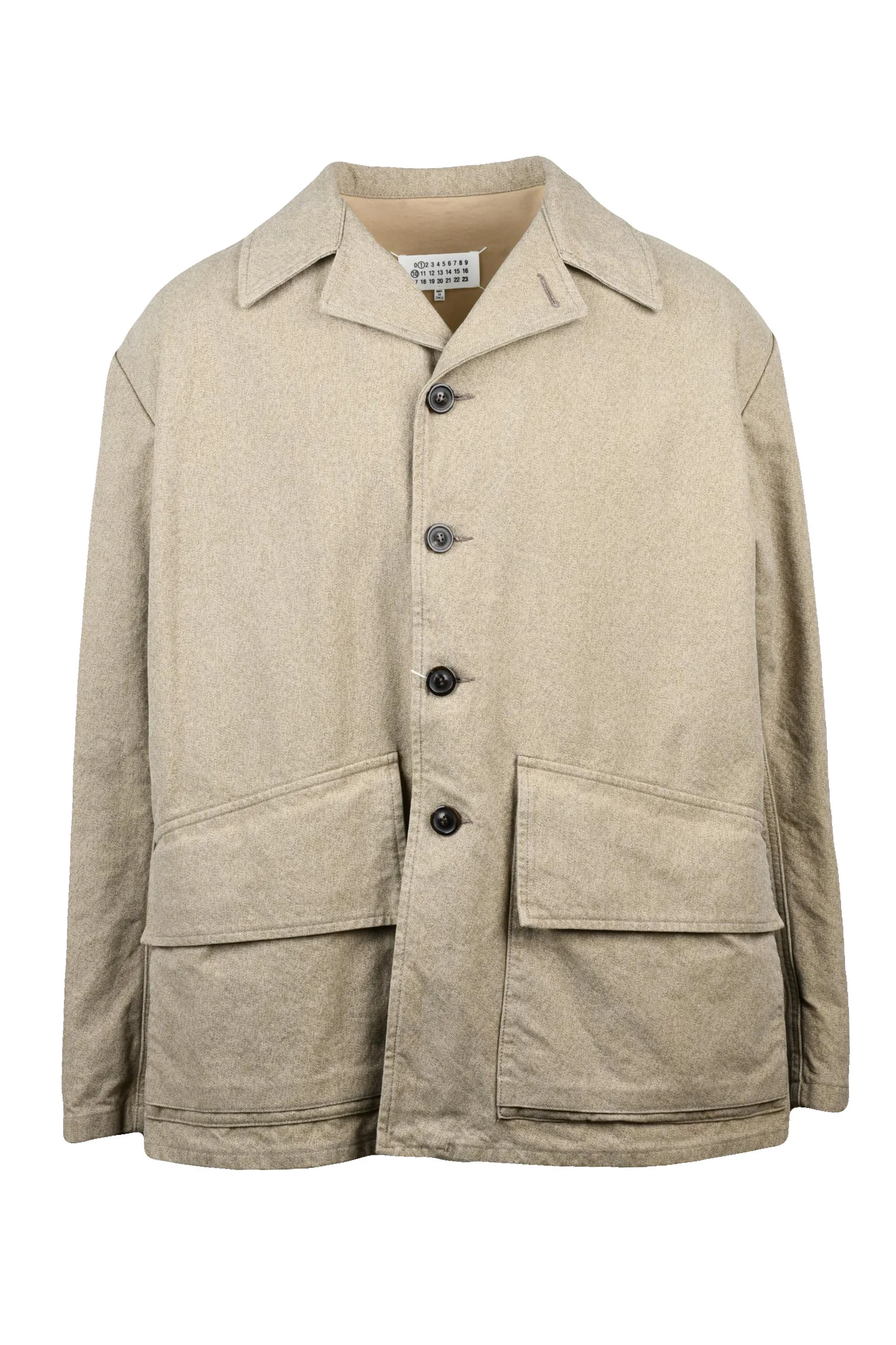 Beige Jacke