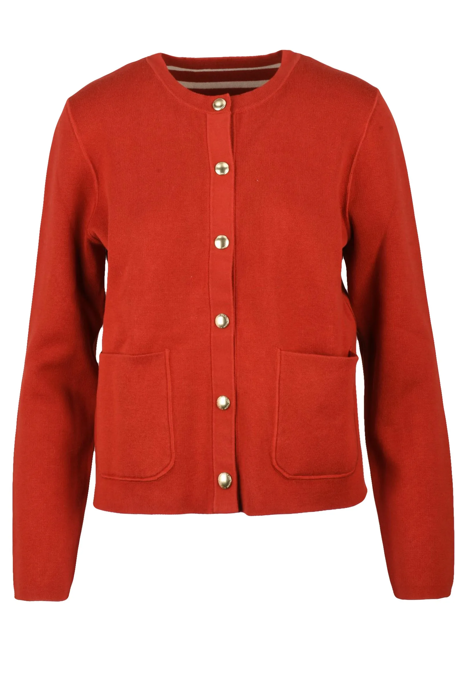 Cardigan Reversibile Rosso