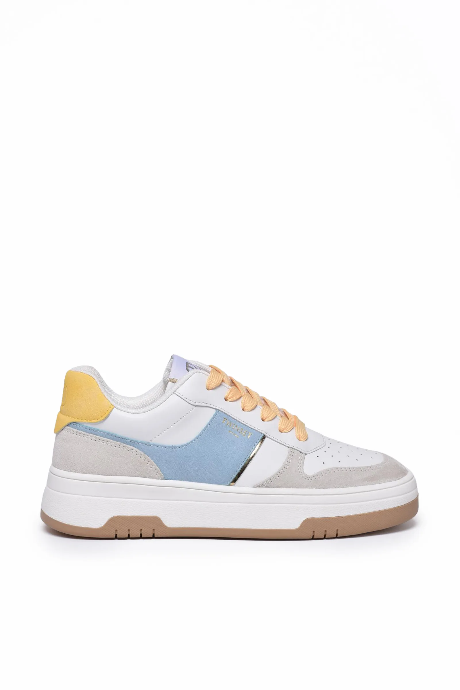 Sneakers Pelle e Suede Bianco