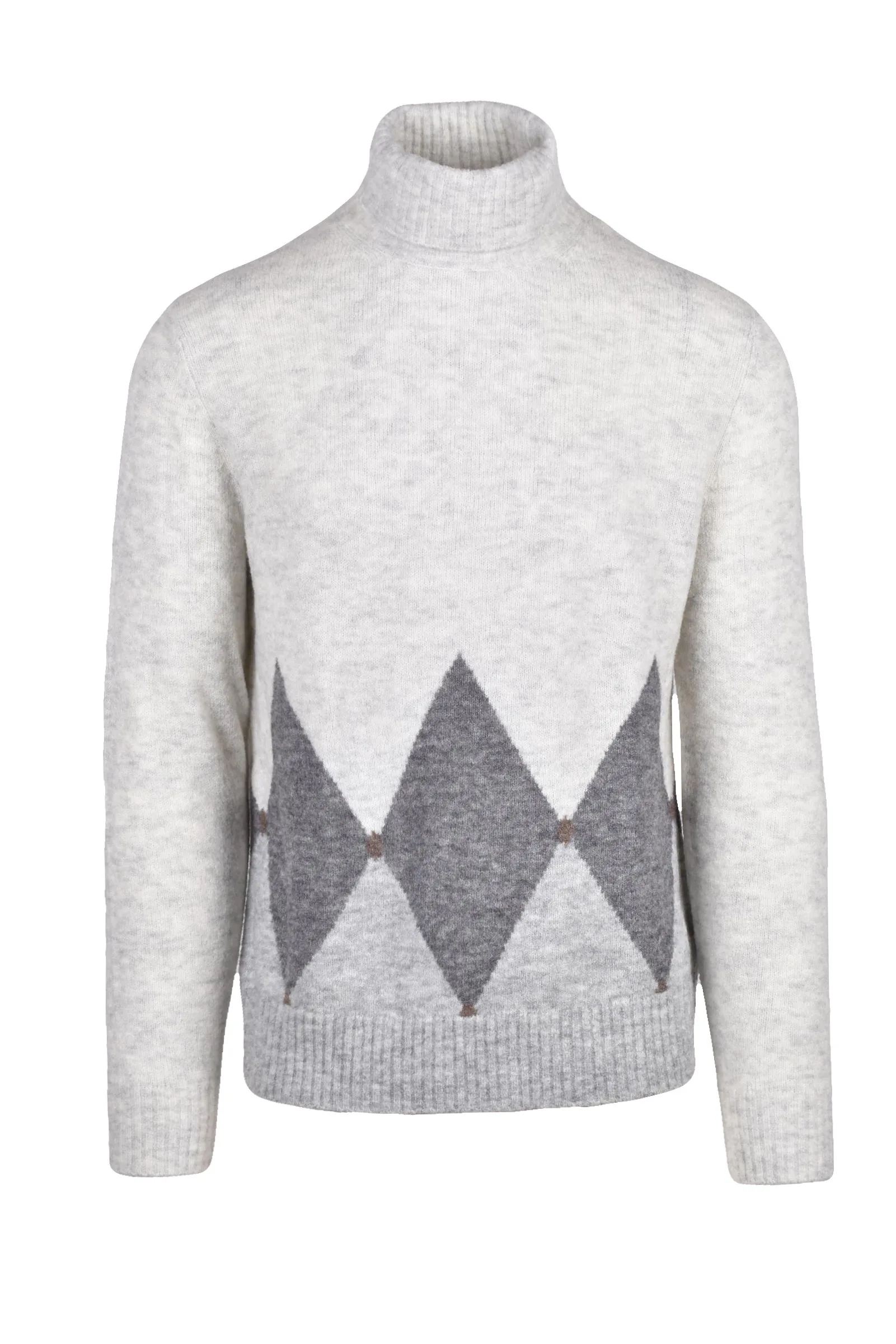 Grauer Pullover