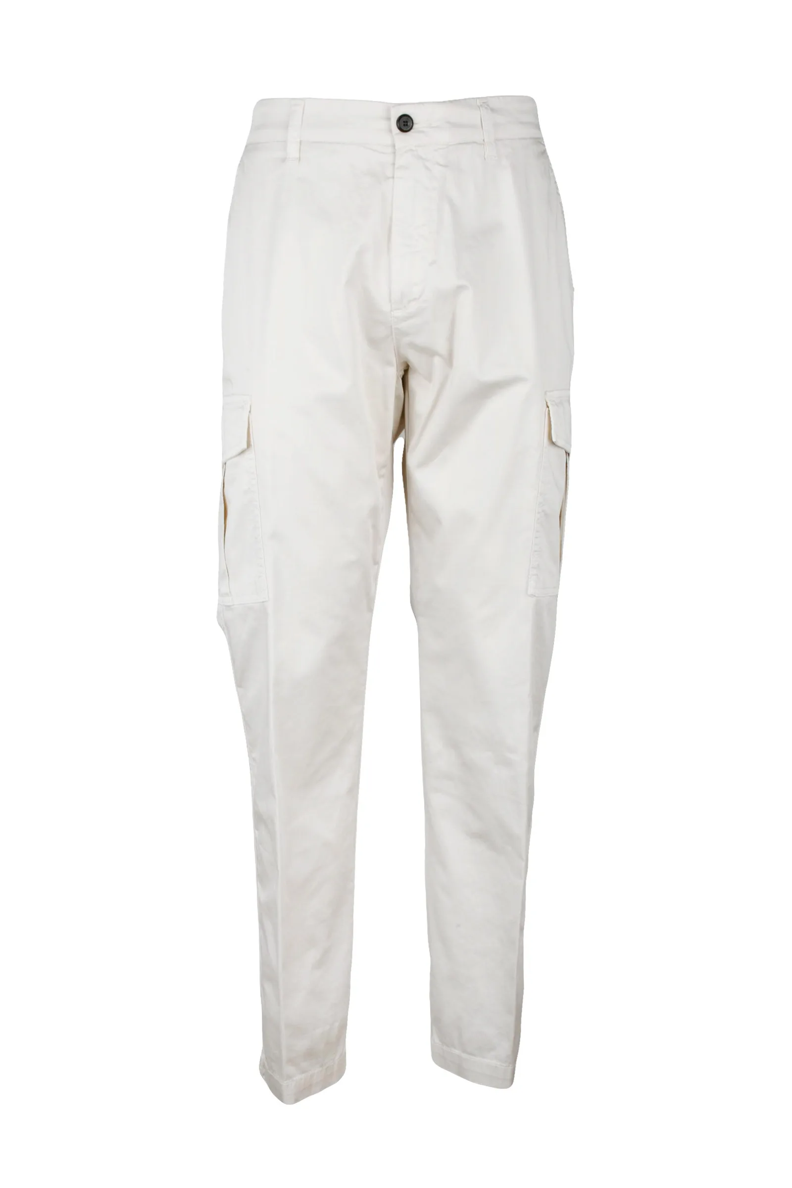 Pantalone Cargo Bianco