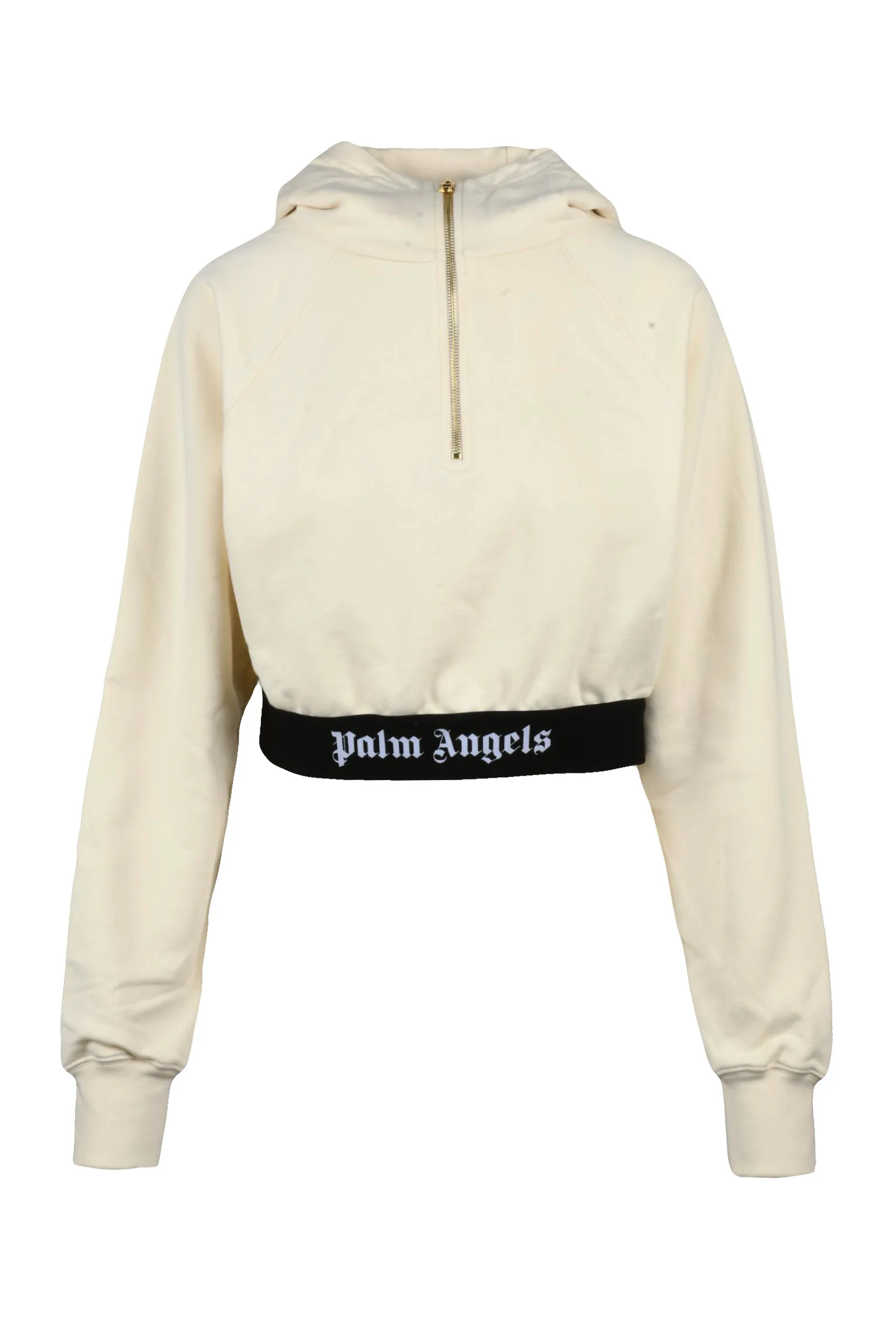 Weißer Kapuzenpullover