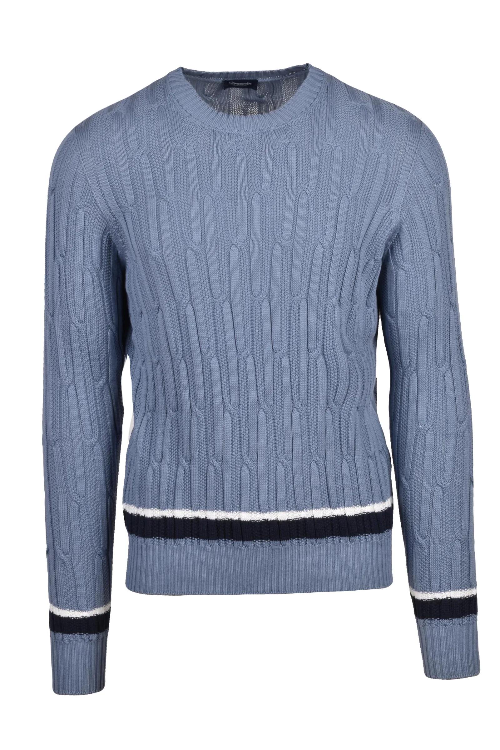 Maglione Girocollo Azzurro