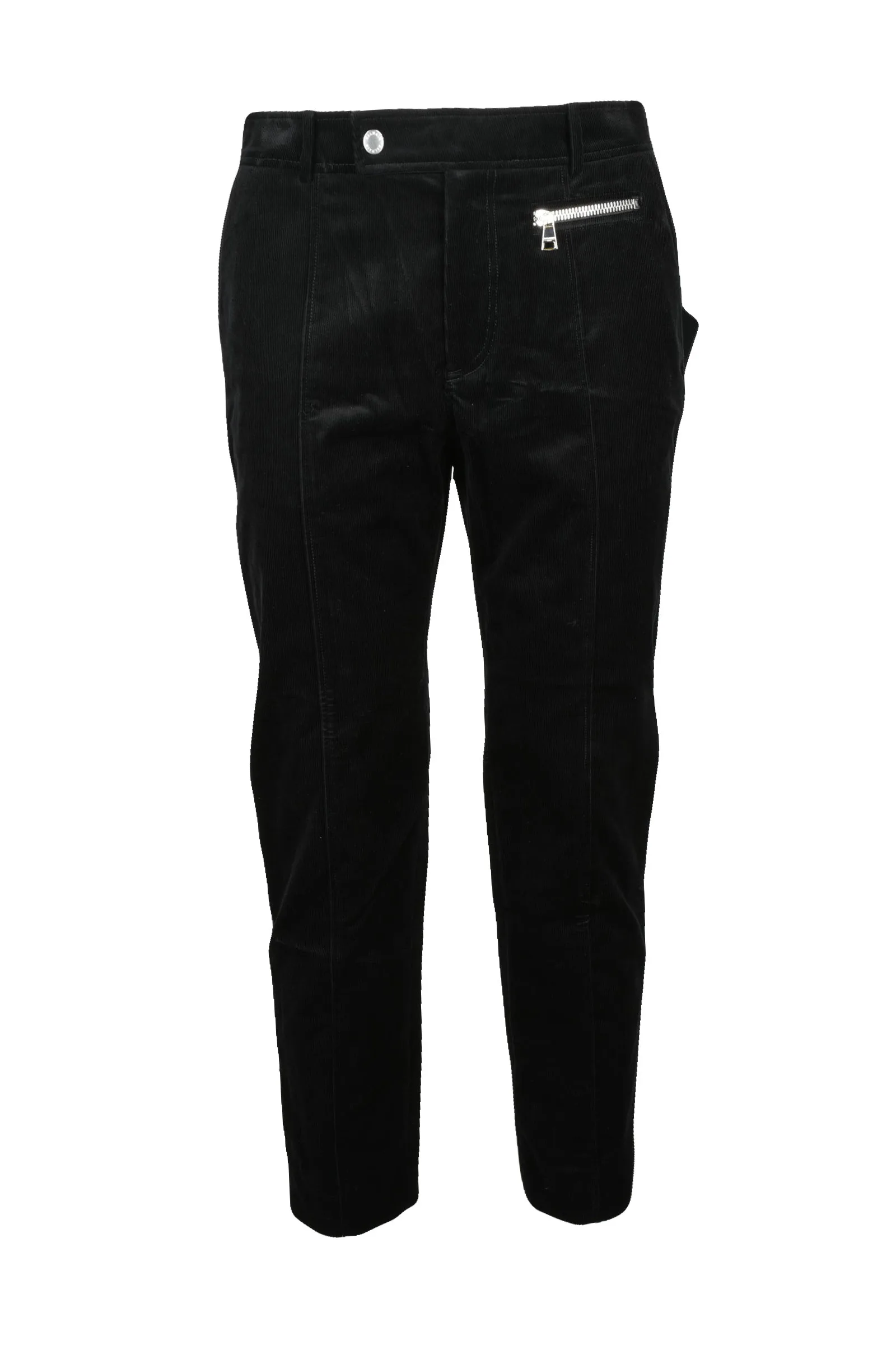 Schwarze Samthose
