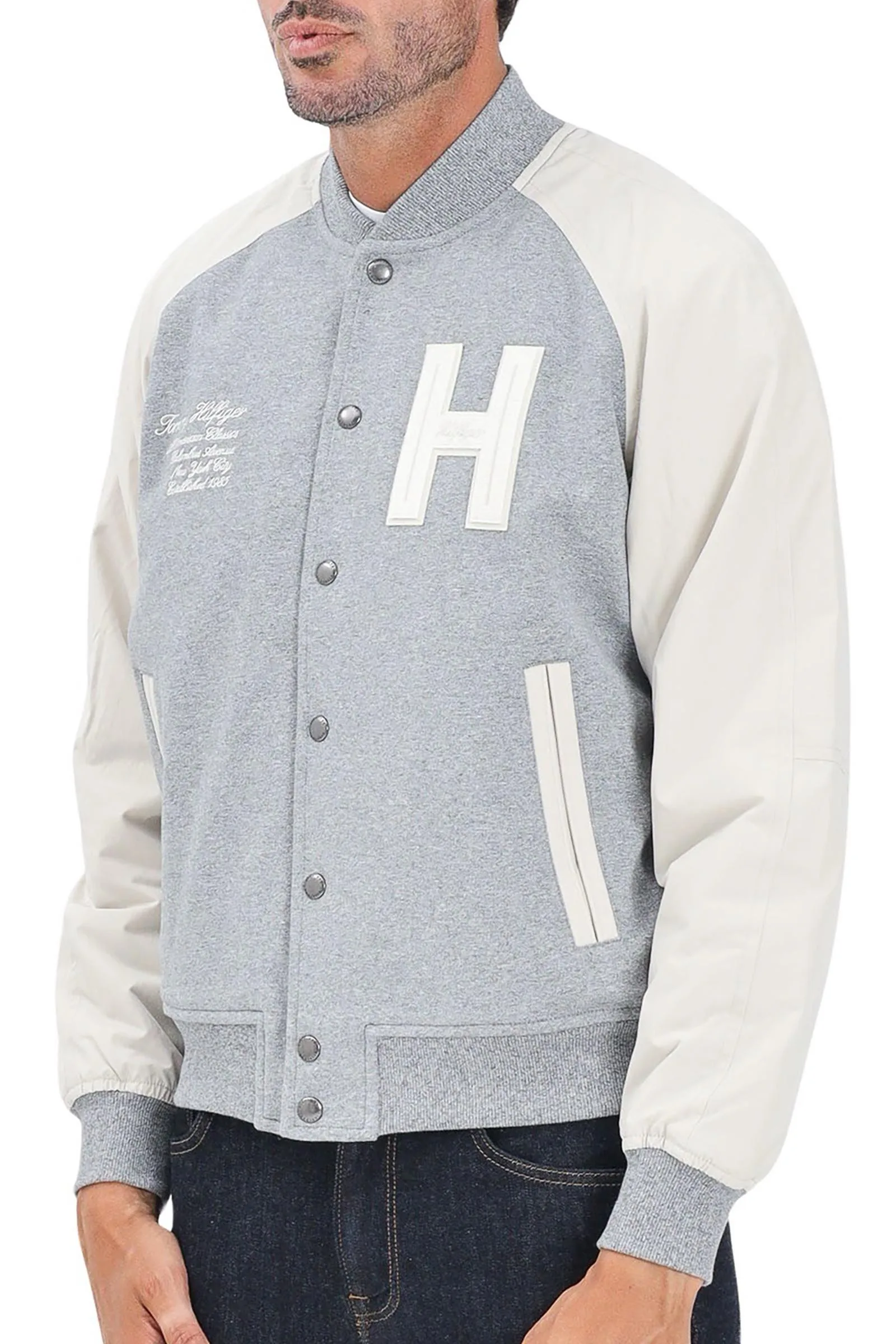 Giubbotto College Grigio