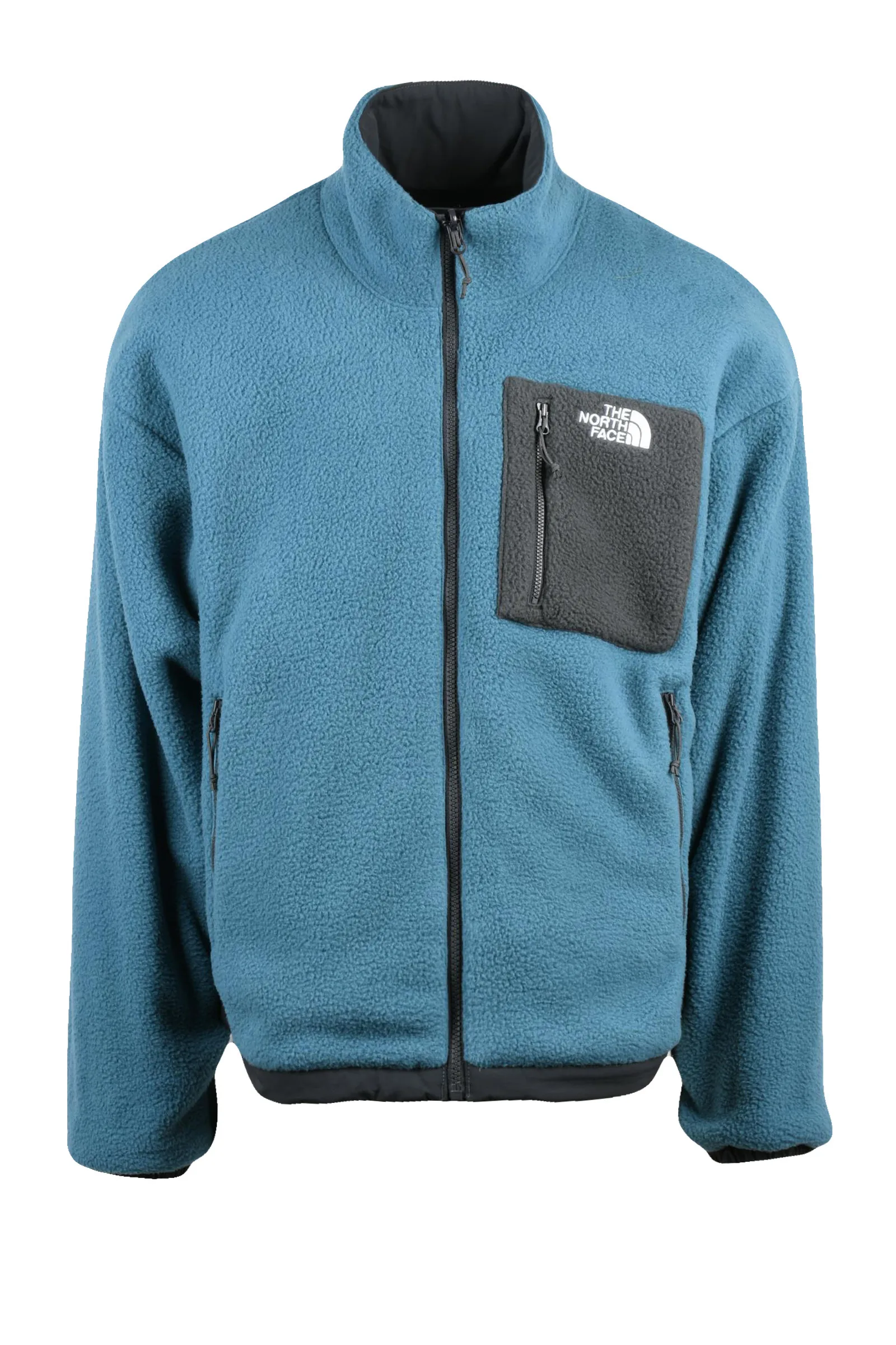 Chaqueta polar azul claro