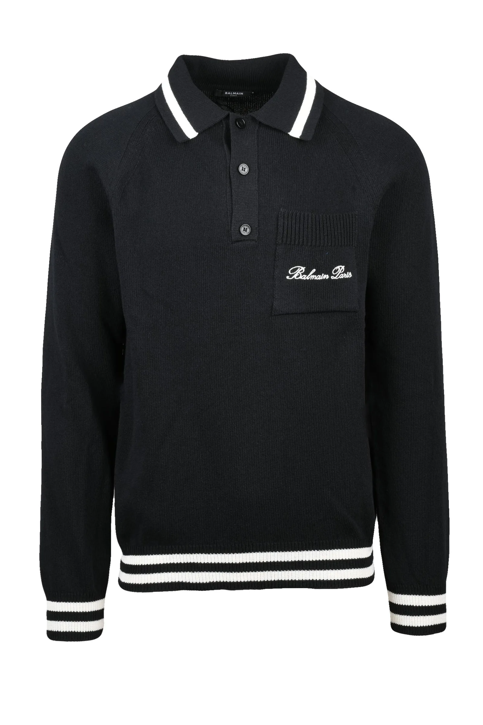 Schwarzes Poloshirt