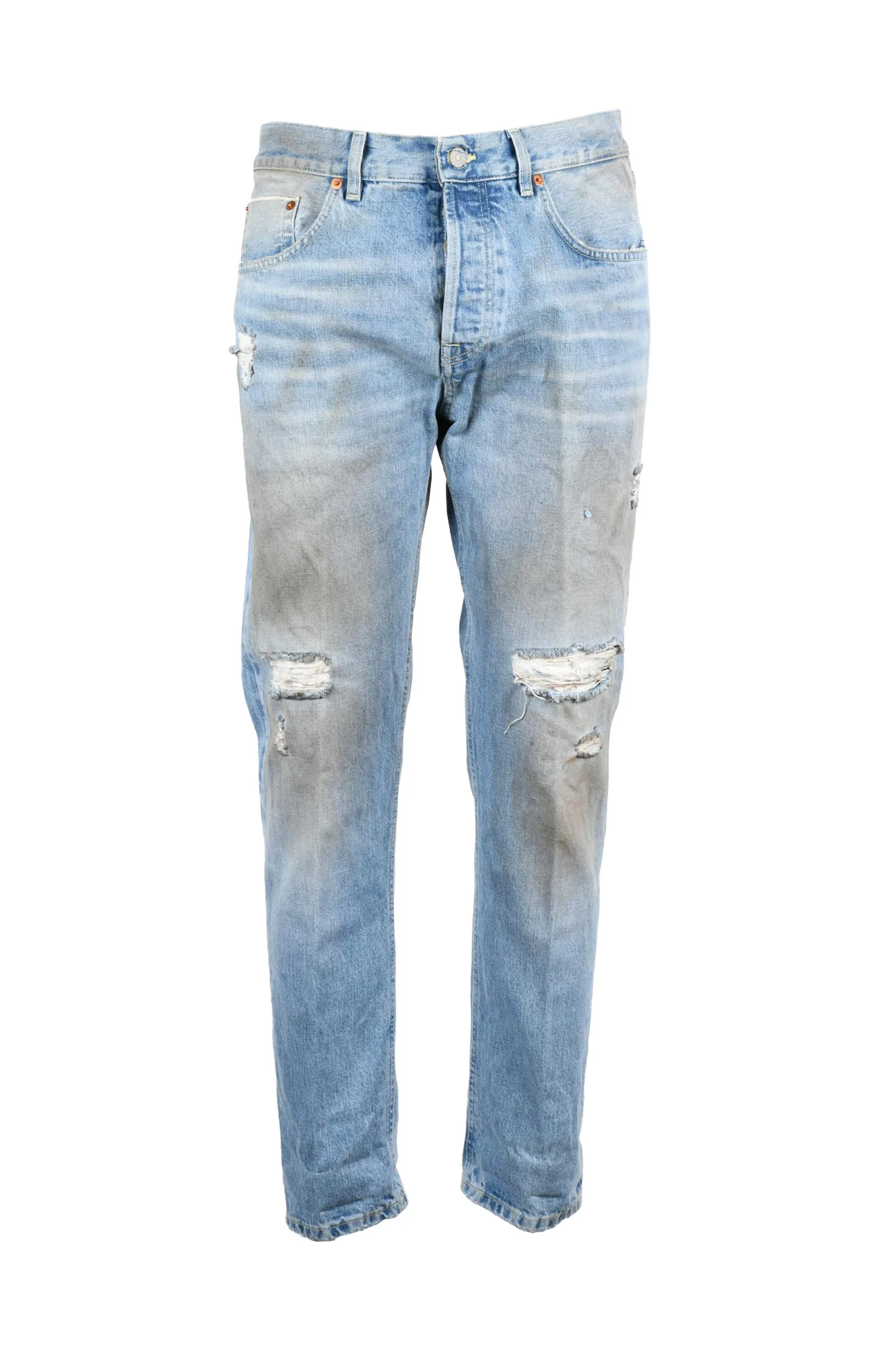 Hellblaue Jeans