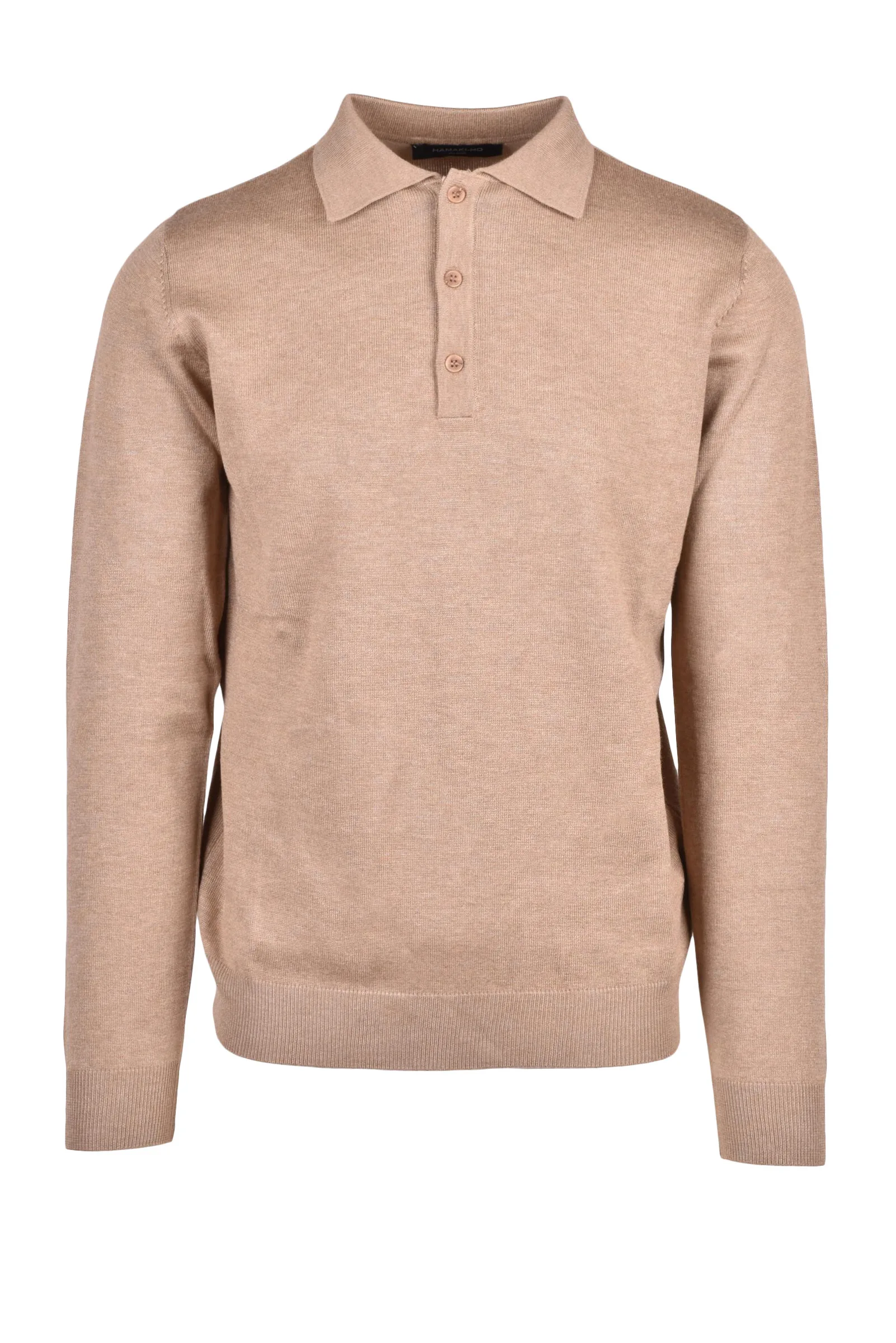 Weißes Strickpolo