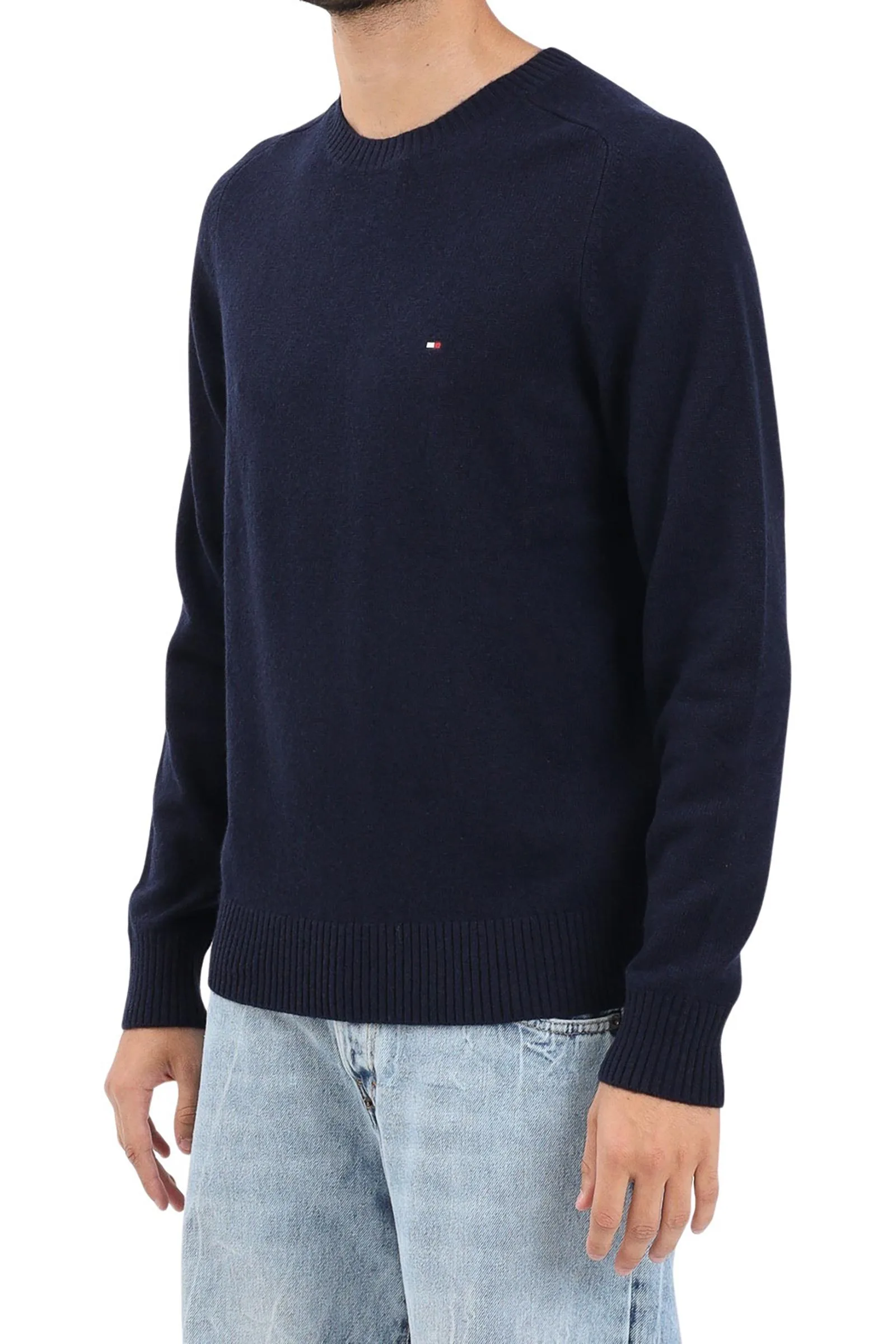 Blaues Pullover-Shirt