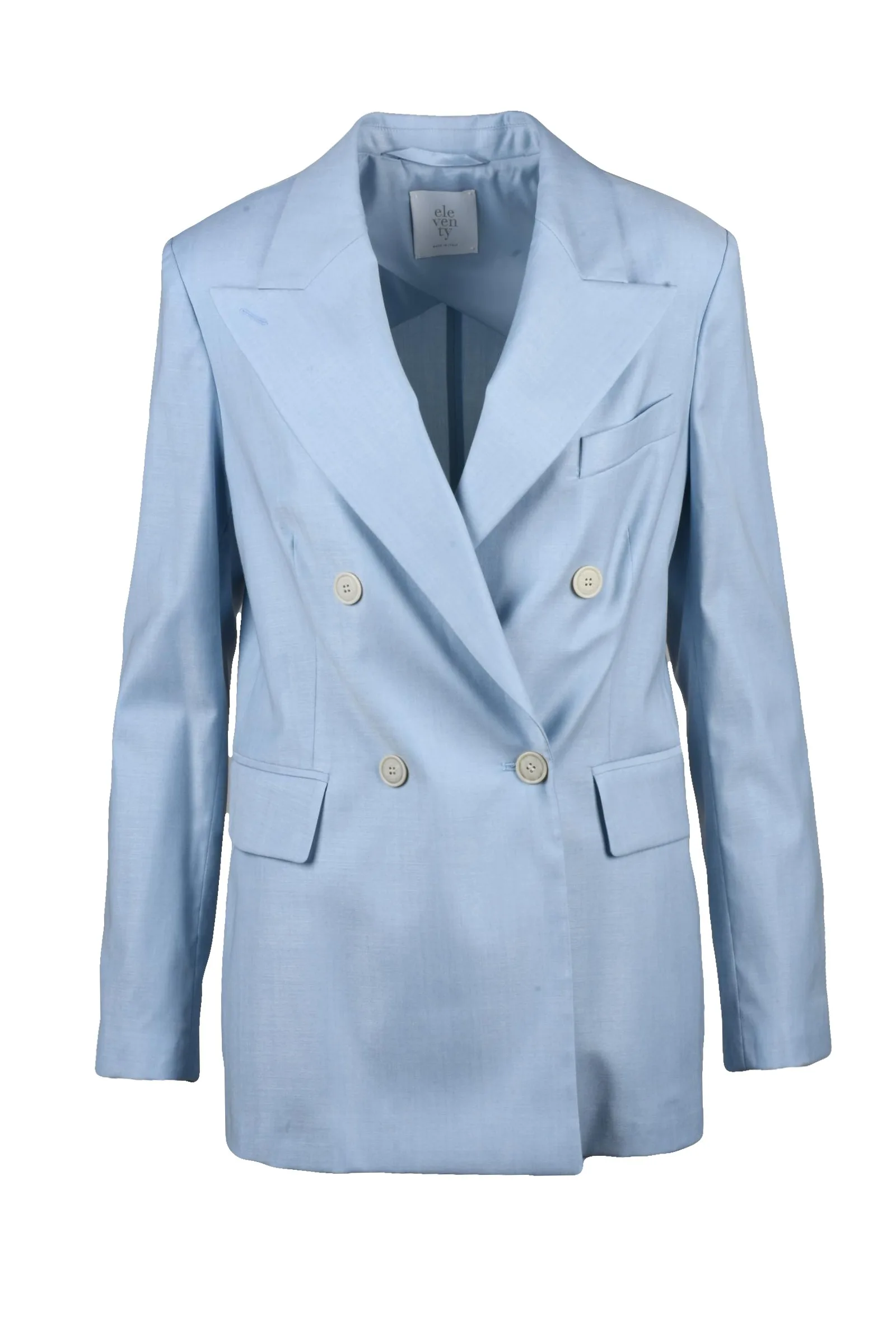 Giacca Doppiopetto Azzurro