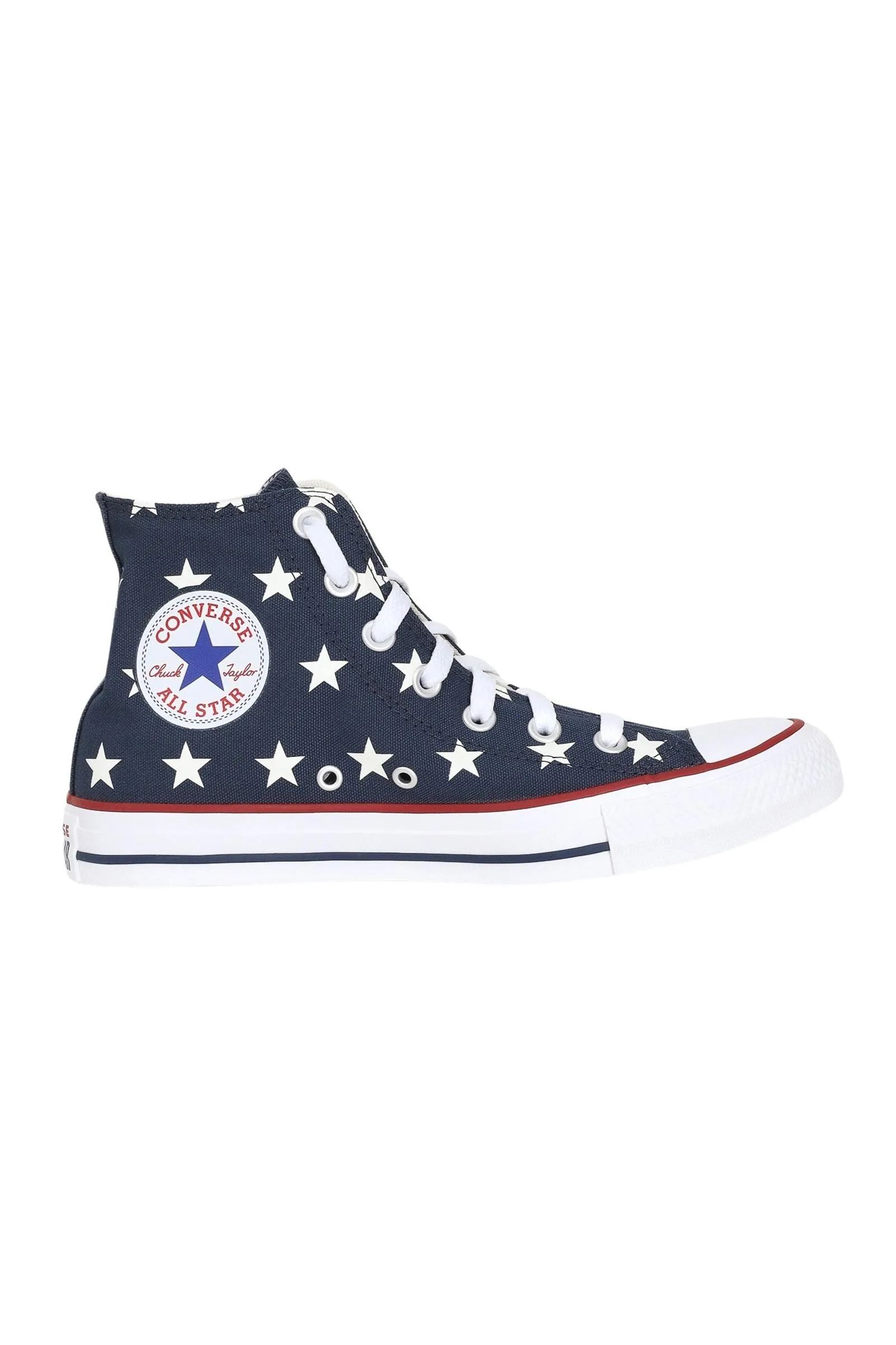 Blaue Turnschuhe